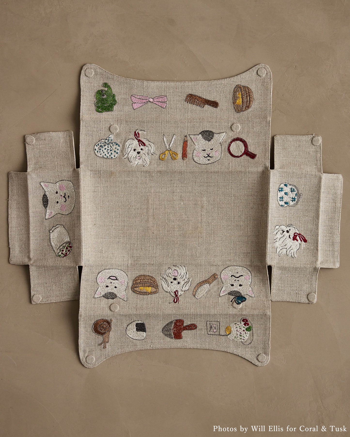 【Coral & Tusk x 猫村さん】ティッシュボックスカバー