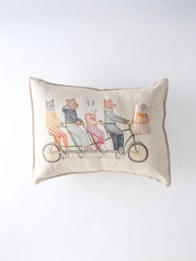 ポケットクッションカバー 30x40 Tandem Bike