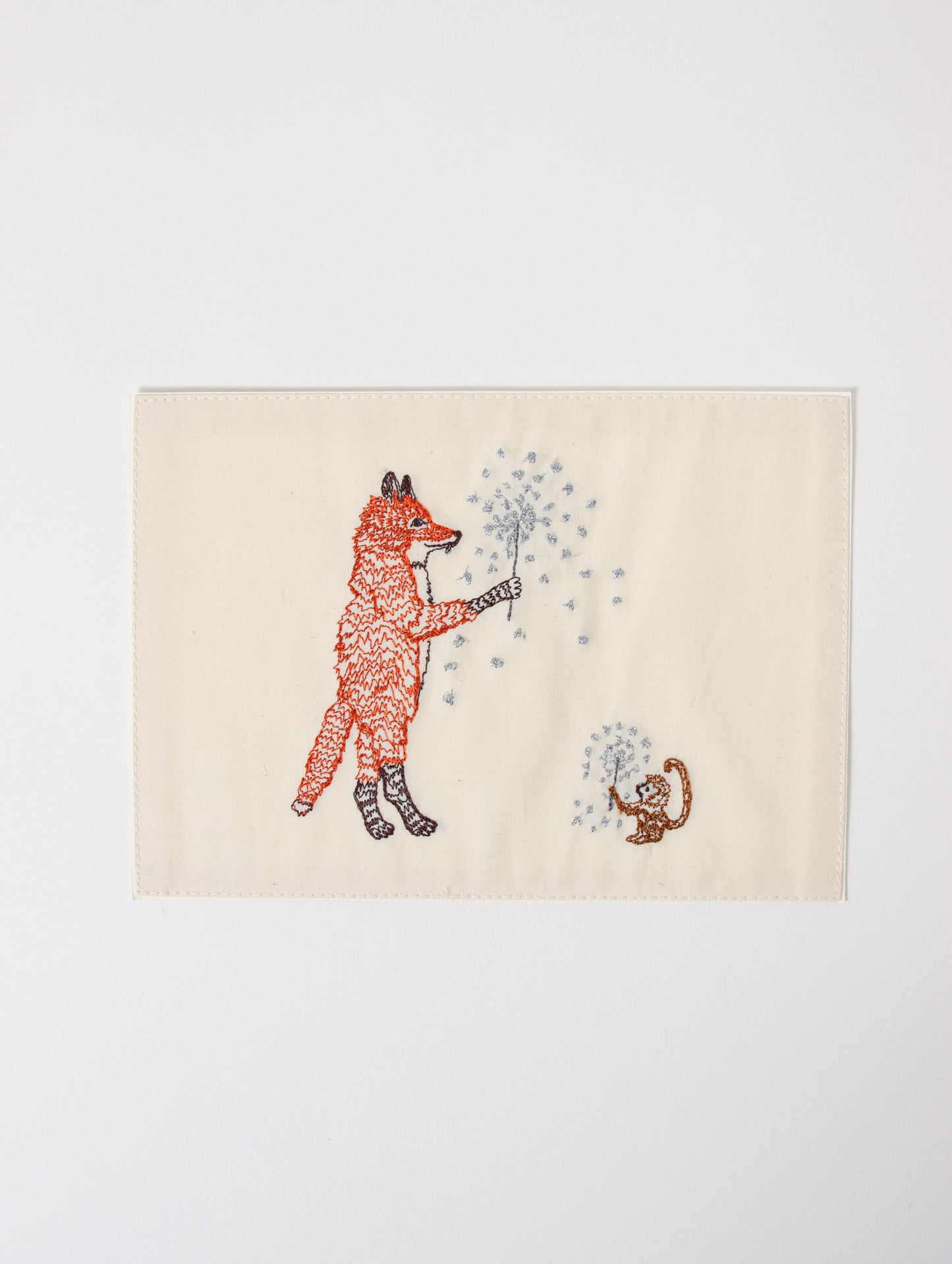 刺繍カード Sparklers