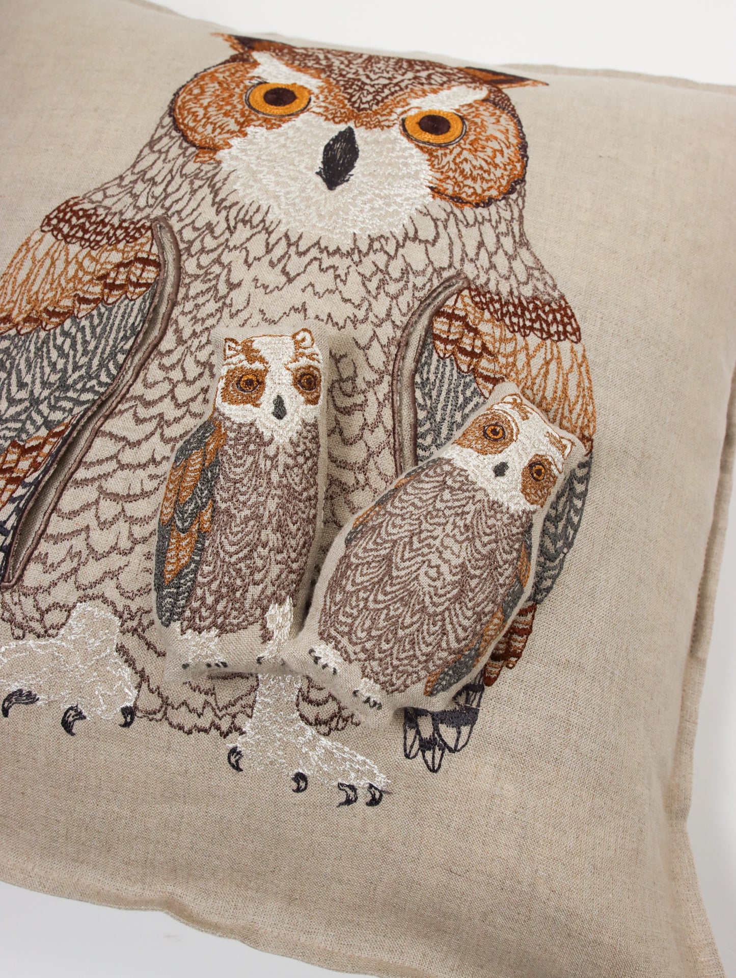 ピローケース 40x40 Owl Mama