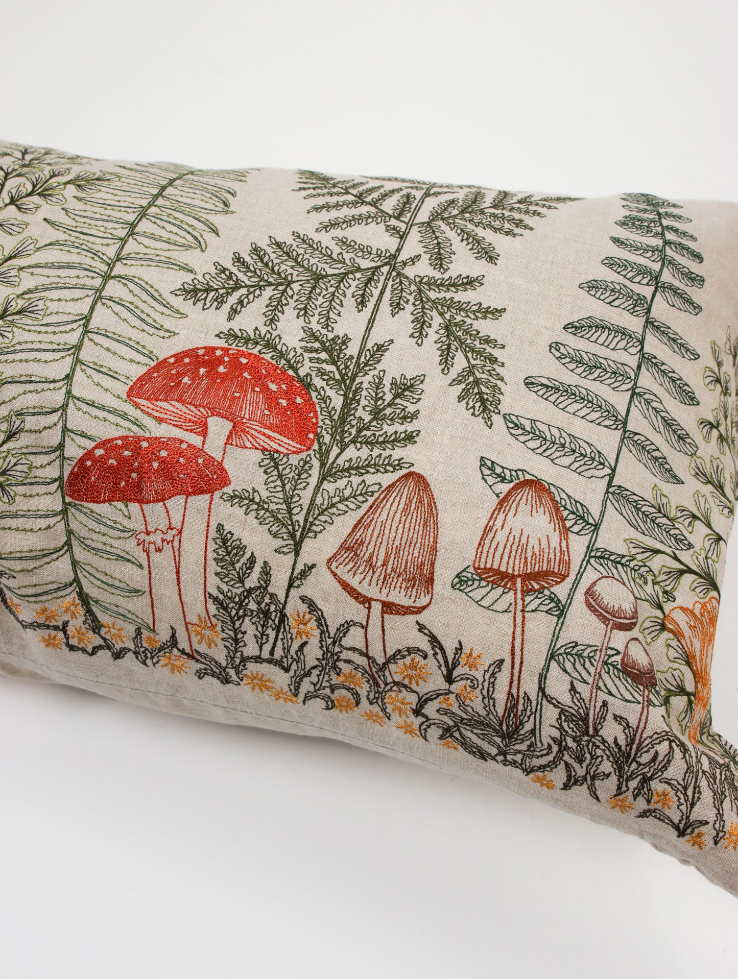 クッションカバー 40x80 Mushrooms and Ferns