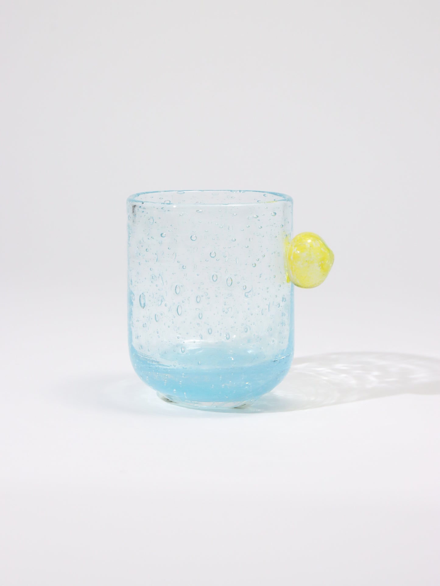 グラス LA PETITE TASSEE CAFÉ LIGHT BLUE×YELLOW