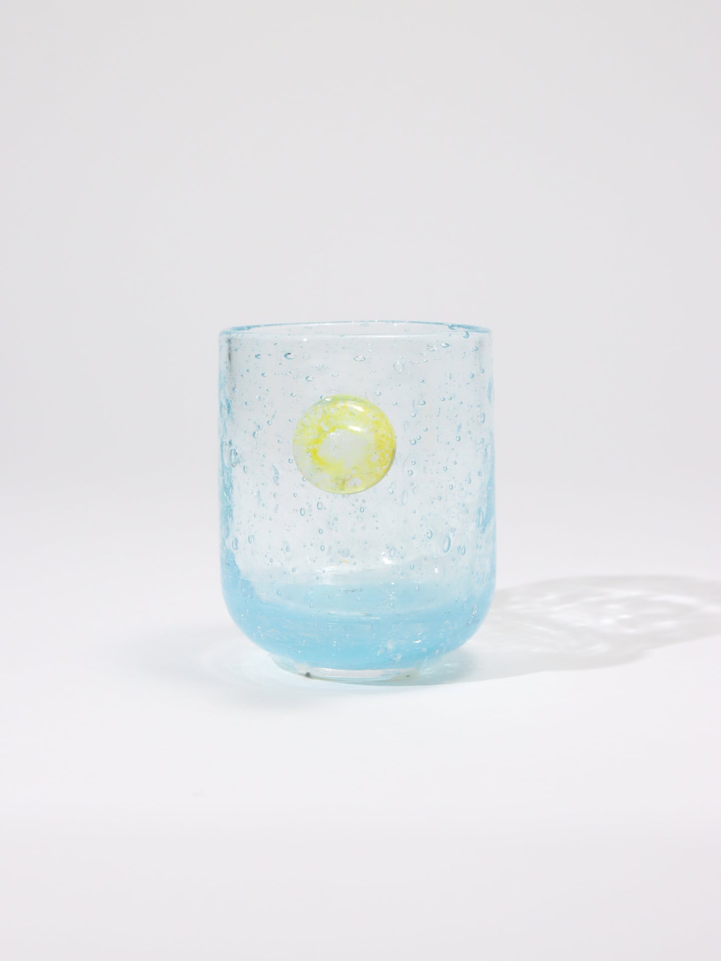 グラス LA PETITE TASSEE CAFÉ LIGHT BLUE×YELLOW