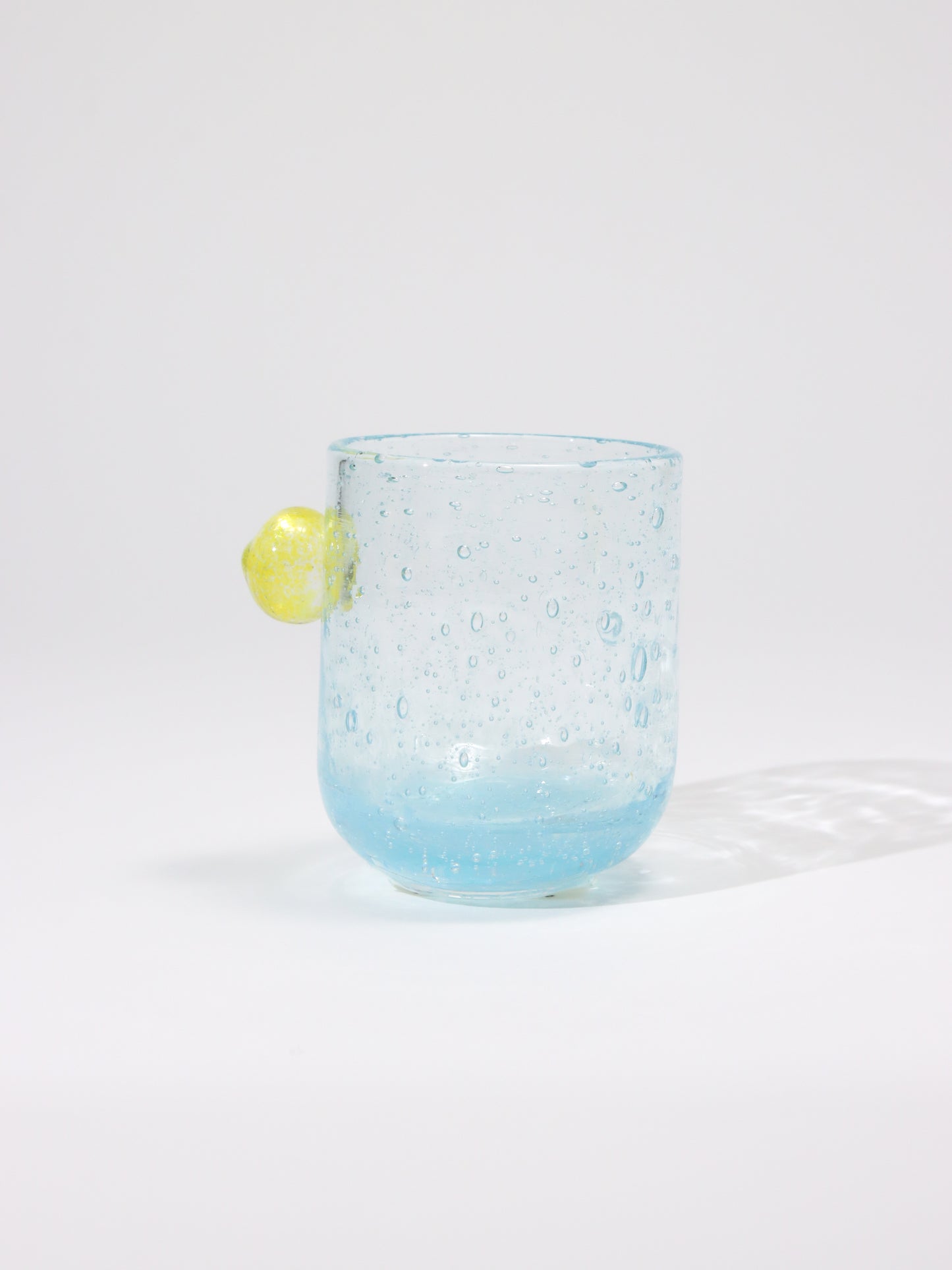グラス LA PETITE TASSEE CAFÉ LIGHT BLUE×YELLOW