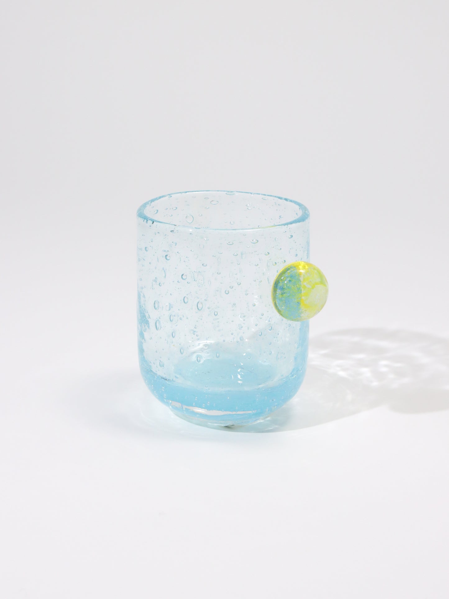 グラス LA PETITE TASSEE CAFÉ LIGHT BLUE×YELLOW