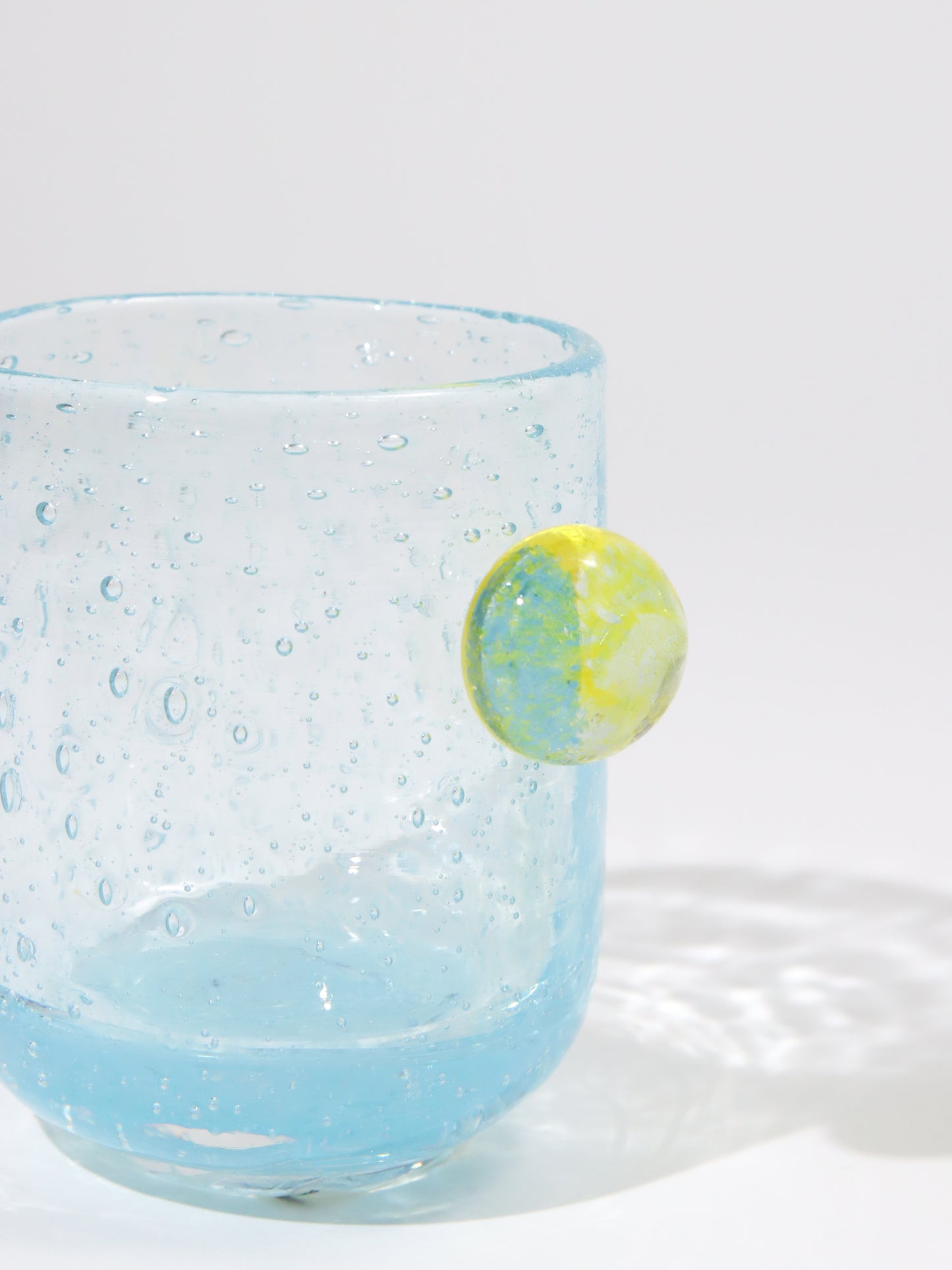 グラス LA PETITE TASSEE CAFÉ LIGHT BLUE×YELLOW