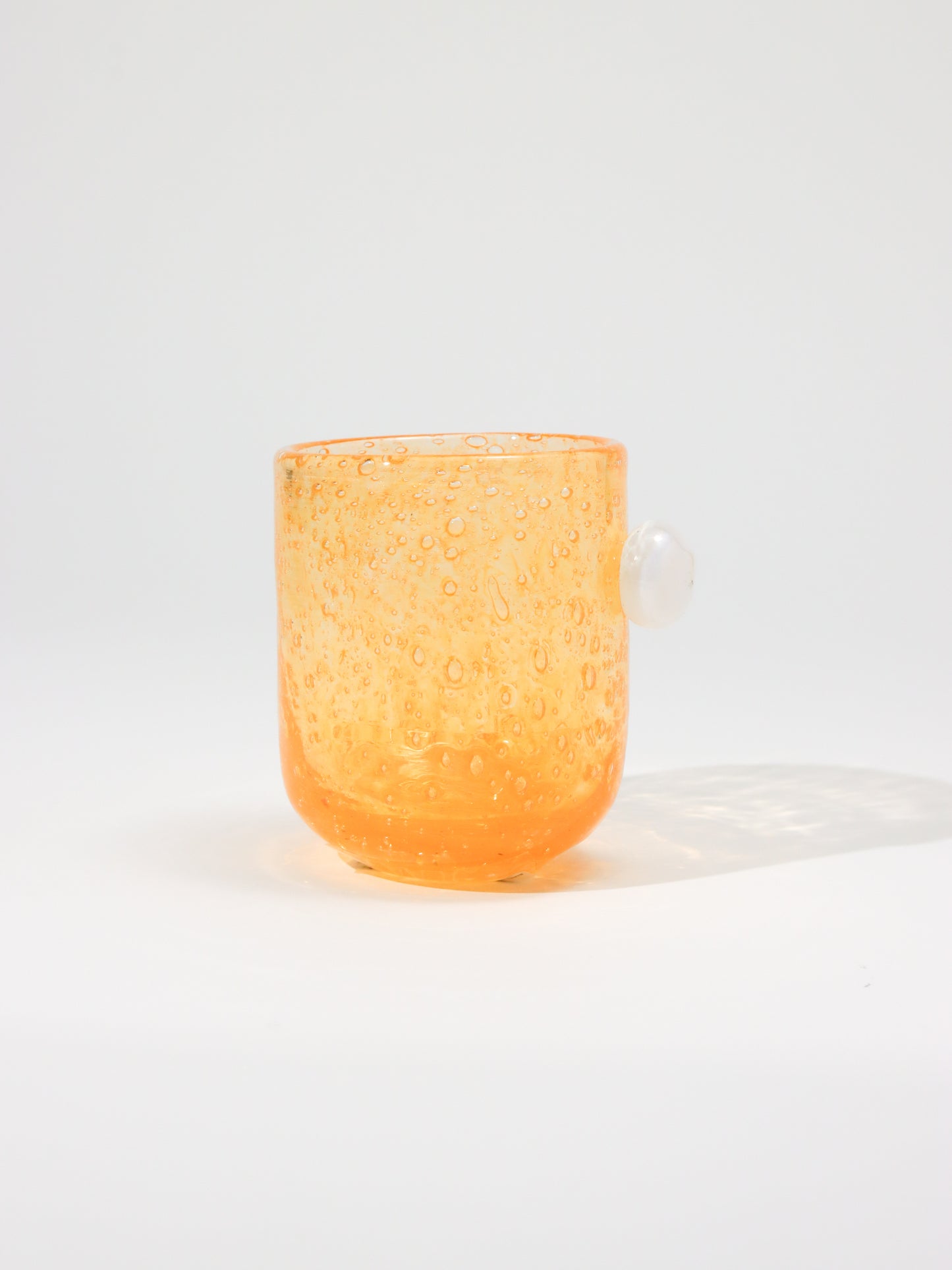 グラス LA PETITE TASSEE CAFÉ PALE ORANGE×WHITE