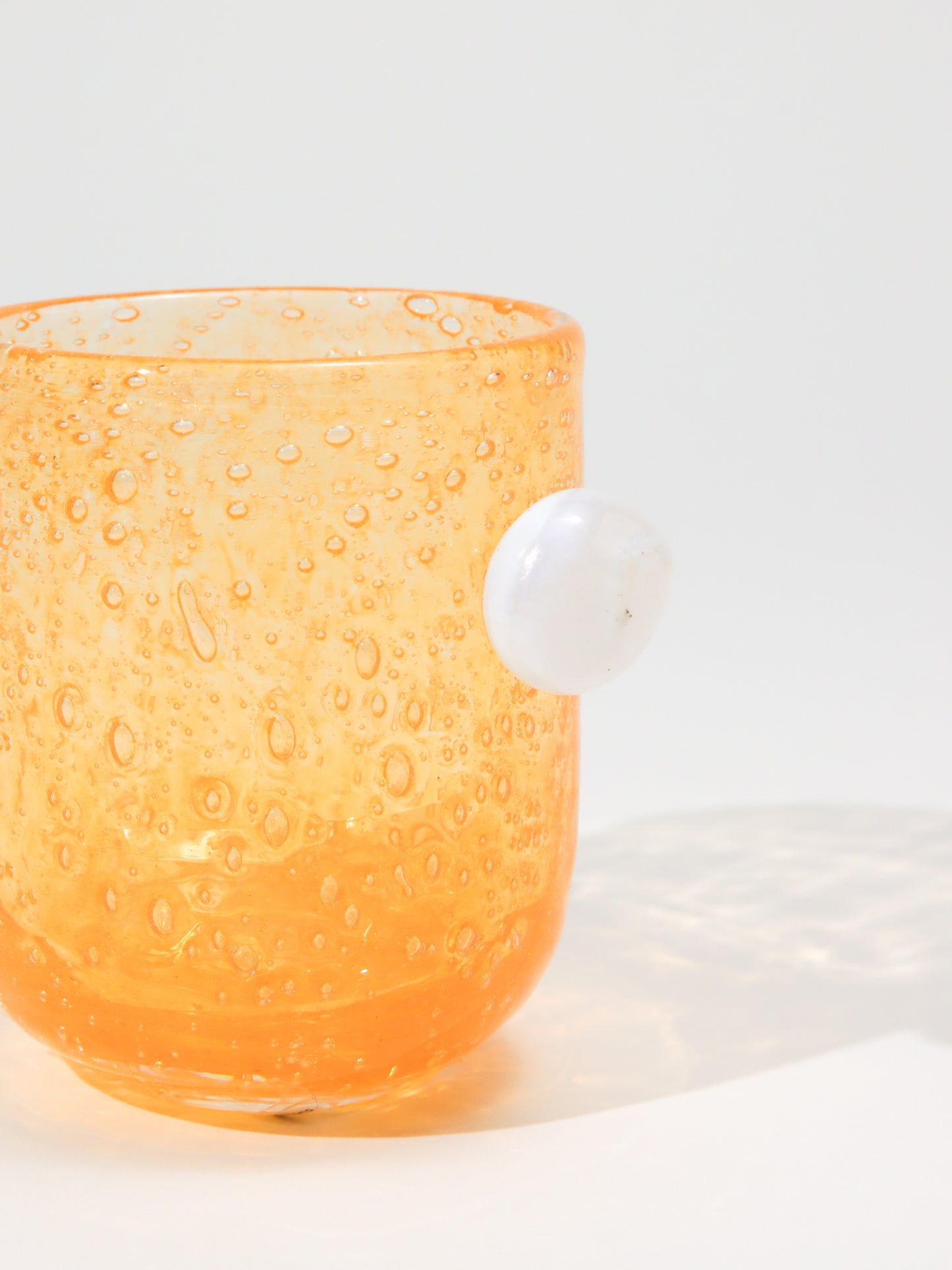 グラス LA PETITE TASSEE CAFÉ PALE ORANGE×WHITE