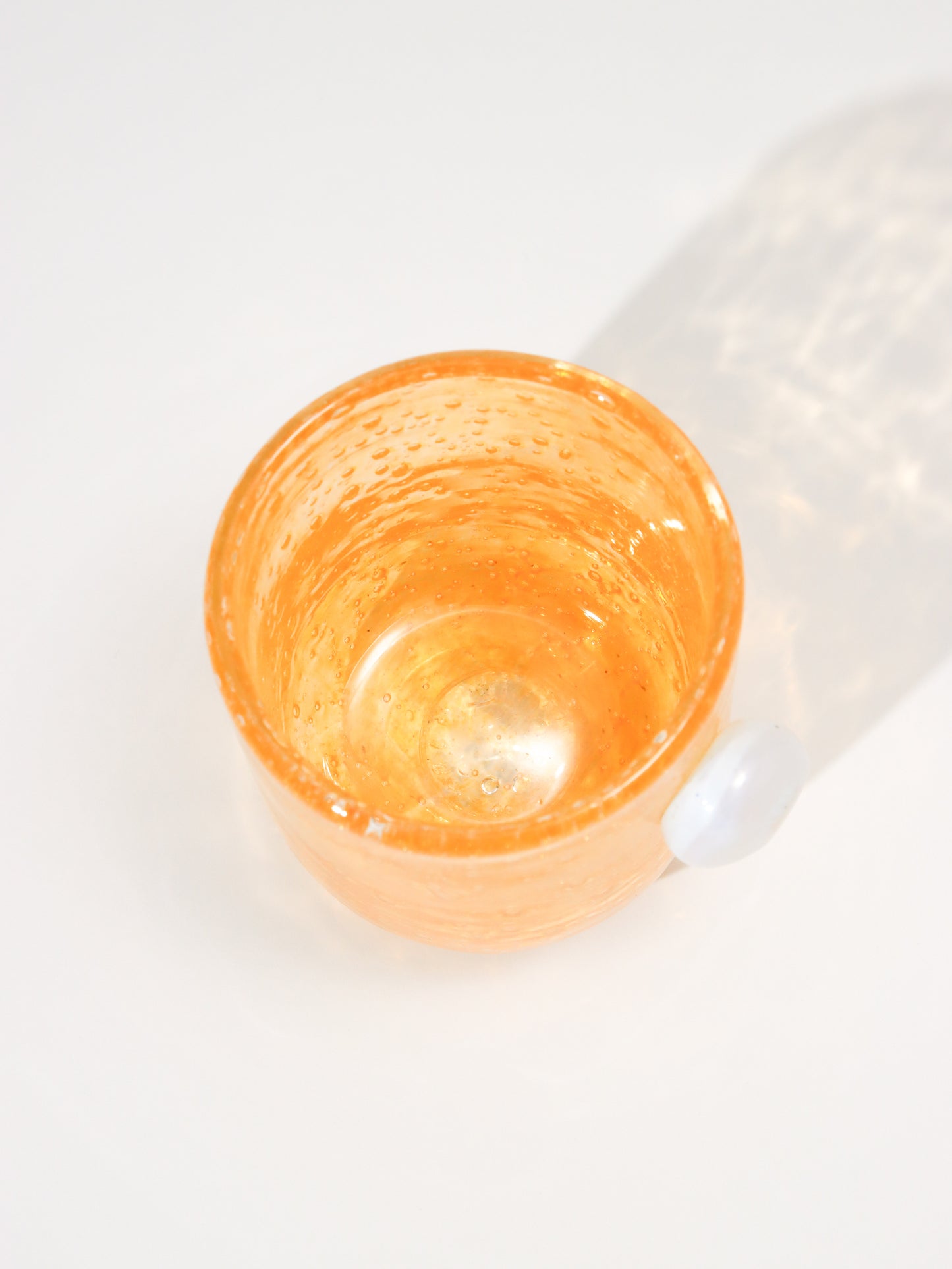 グラス LA PETITE TASSEE CAFÉ PALE ORANGE×WHITE