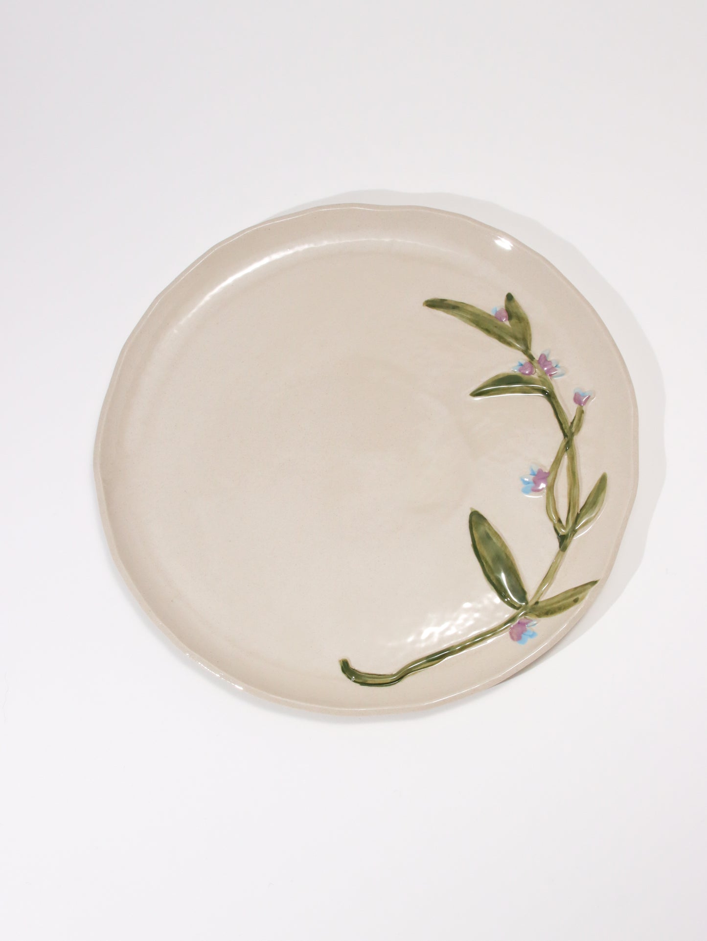 プレート LES ASSIETTES FLEURIES MYOSOTIS