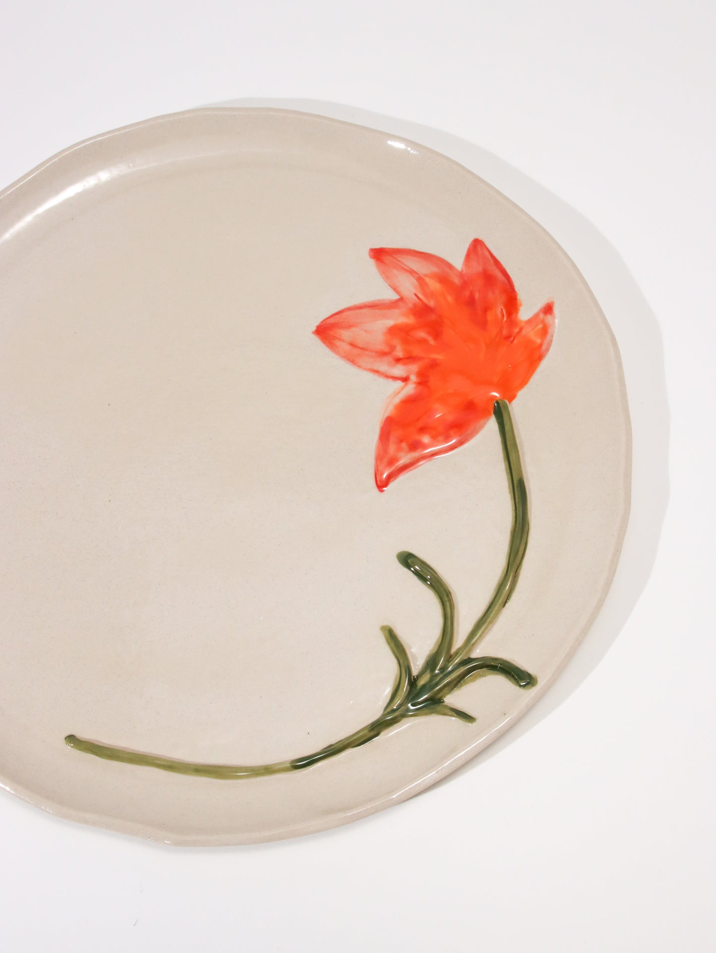 プレート LES ASSIETTES FLEURIES TULIPE