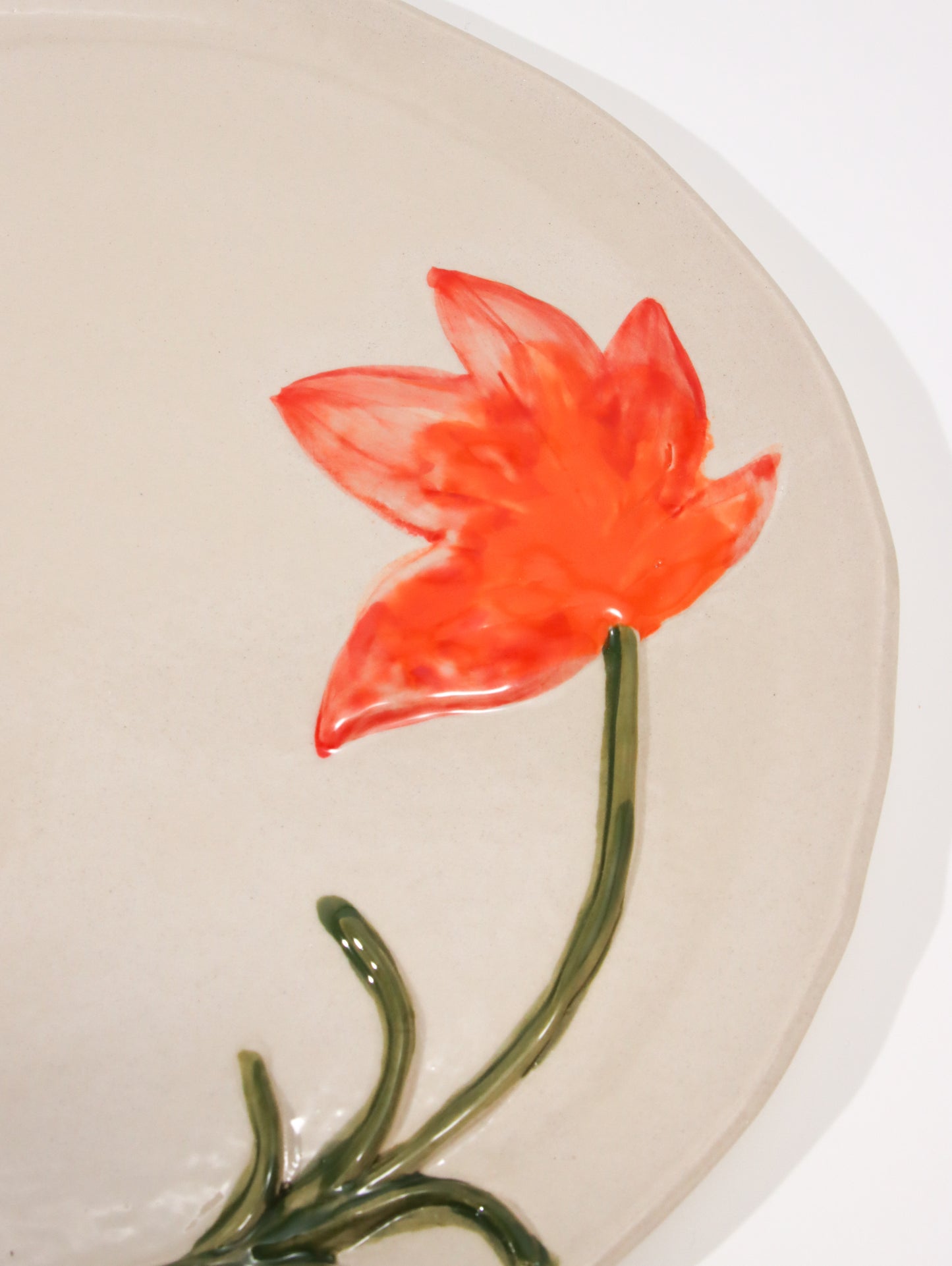 プレート LES ASSIETTES FLEURIES TULIPE
