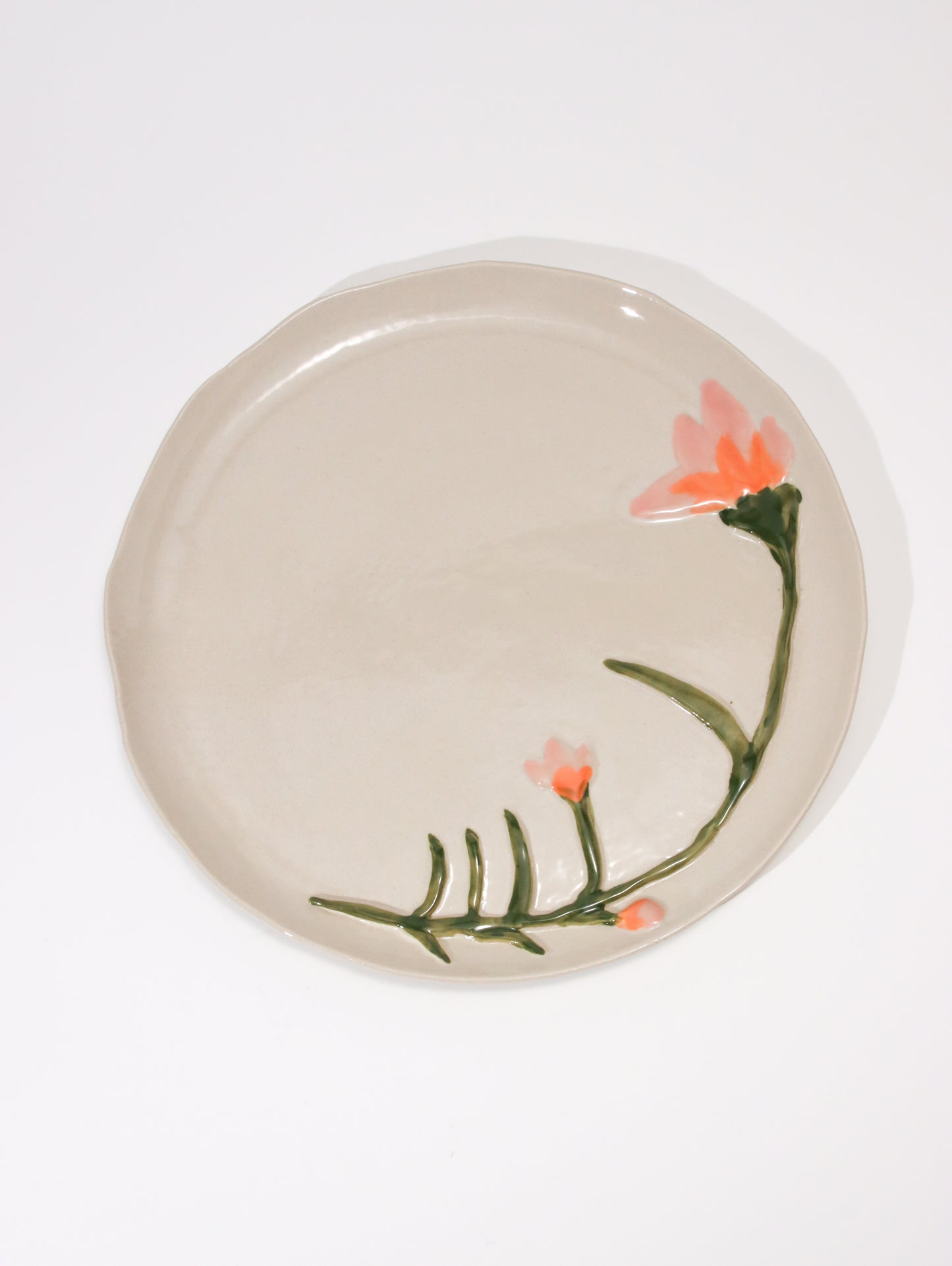 プレート LES ASSIETTES FLEURIES ROSE