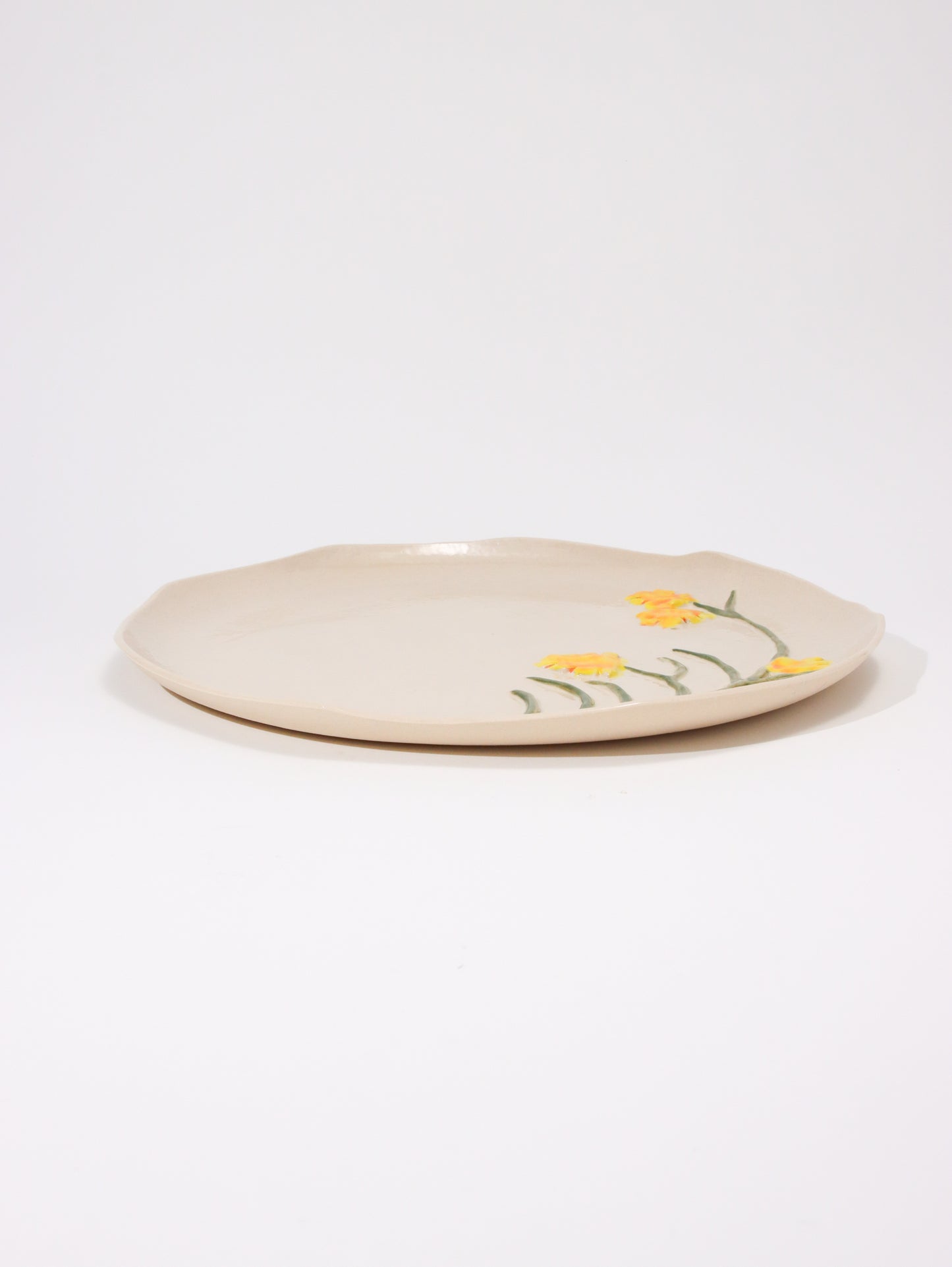 プレート LES ASSIETTES FLEURIES JONQUILLE