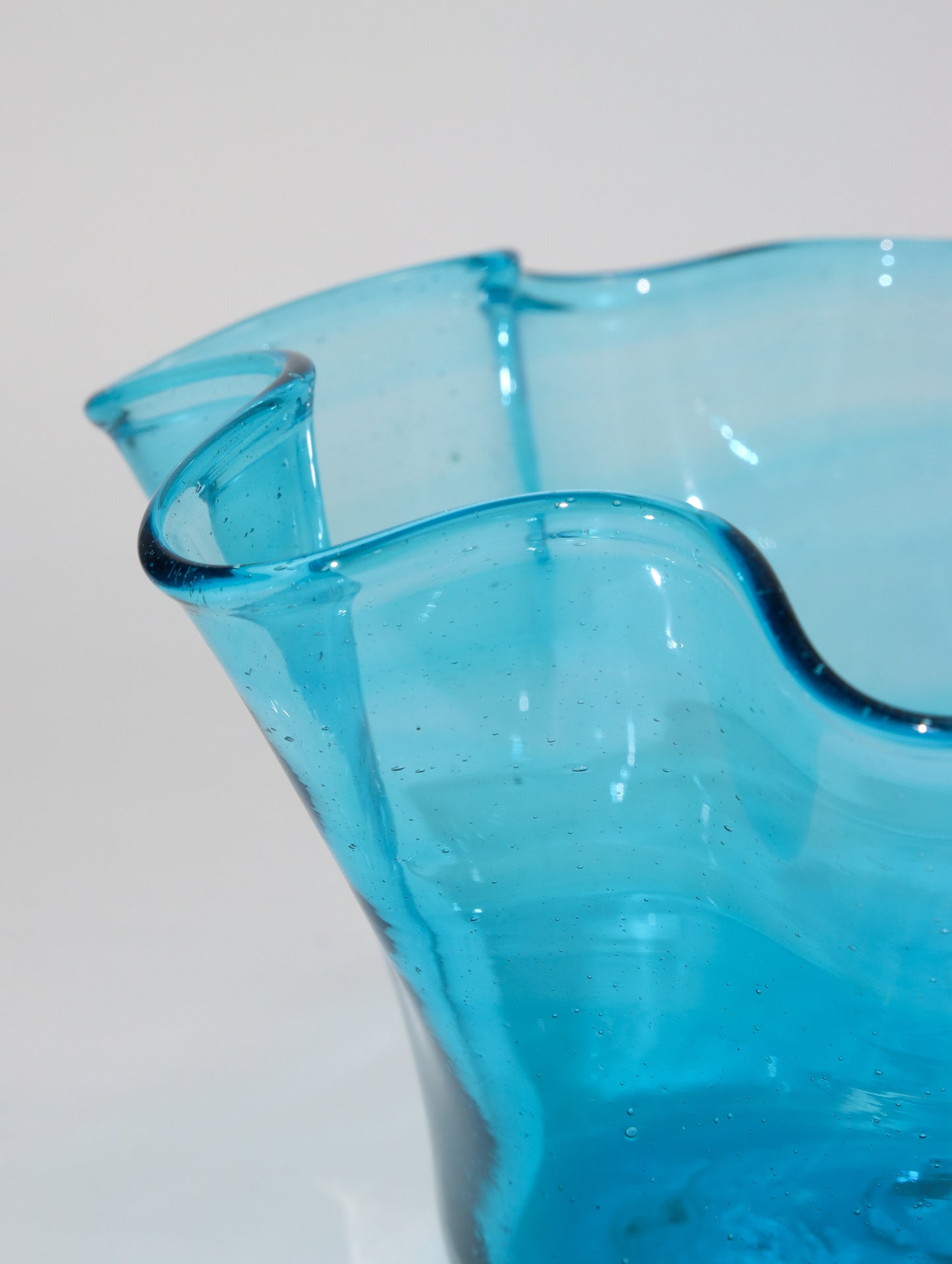 フラワーベース FOULARD Turquoise