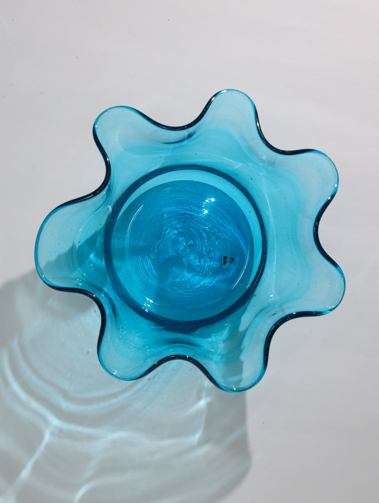 フラワーベース FOULARD Turquoise