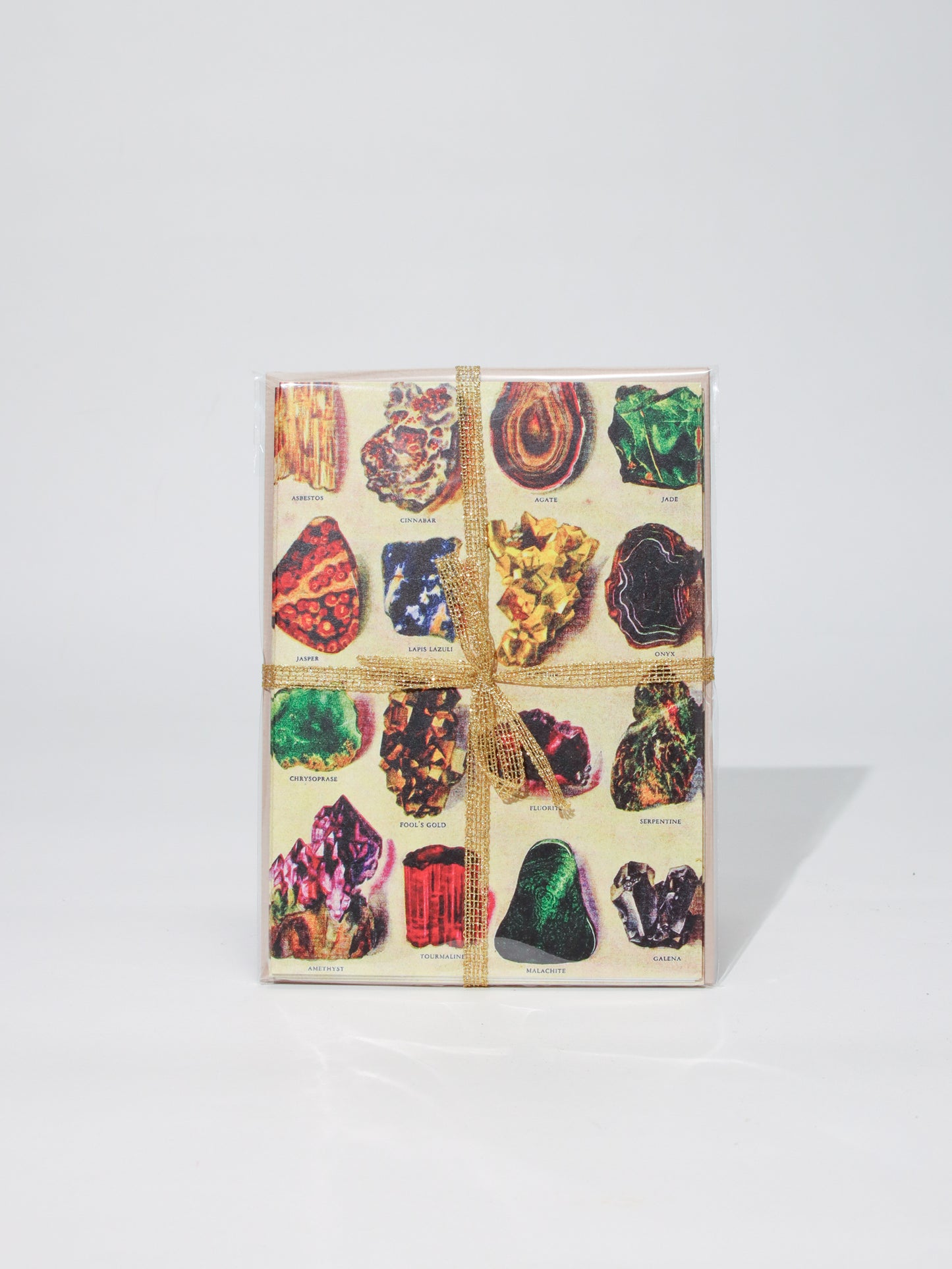 ノートカードセット GEMS and MINERALS
