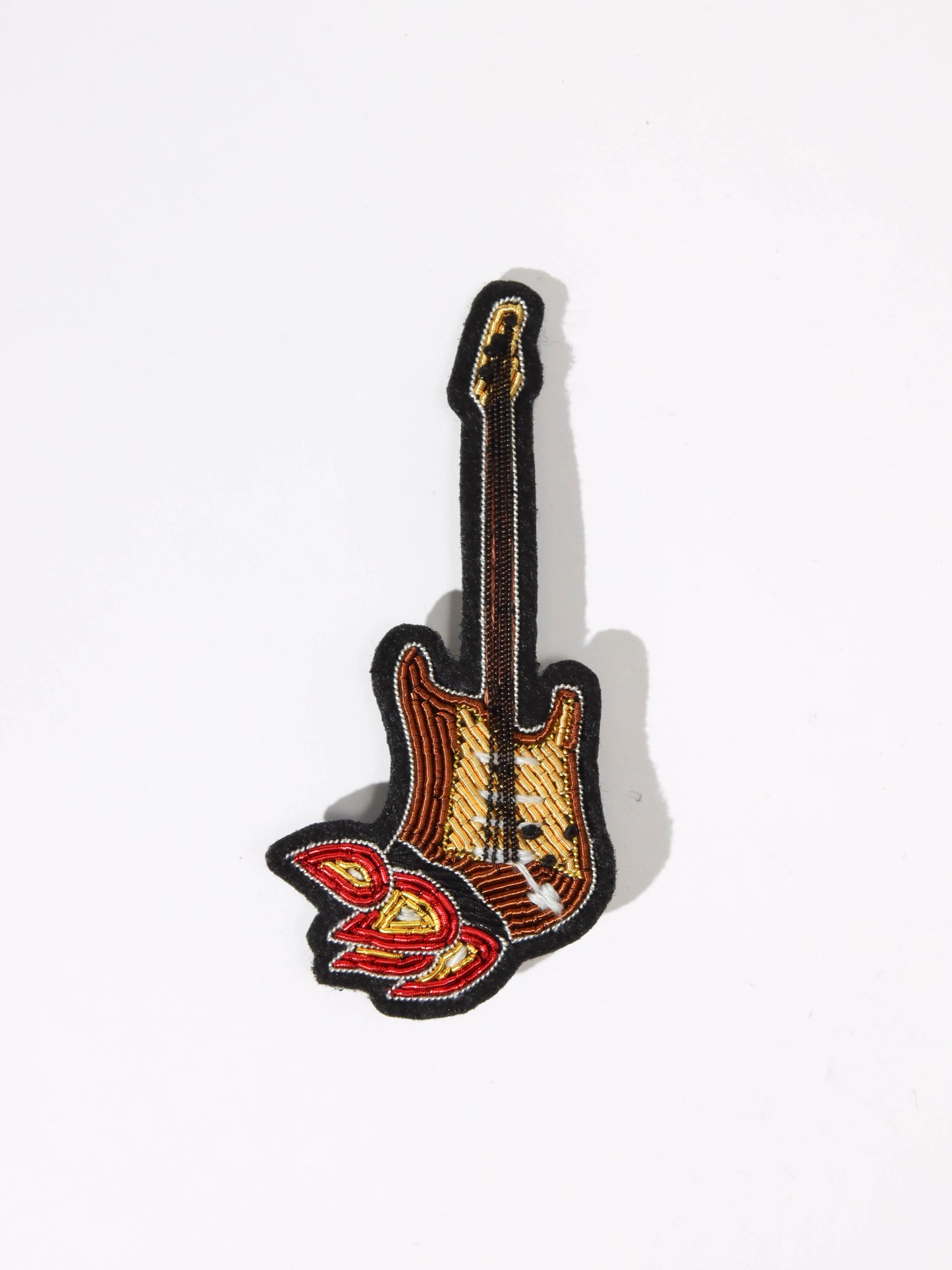 <Macon&Lesquoy>ブローチ Burning Guitar