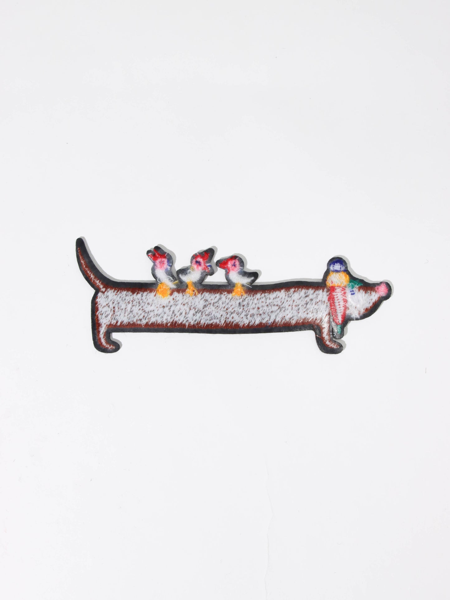 <Macon&Lesquoy>ワッペン Dachshund and Sparrows Iron on