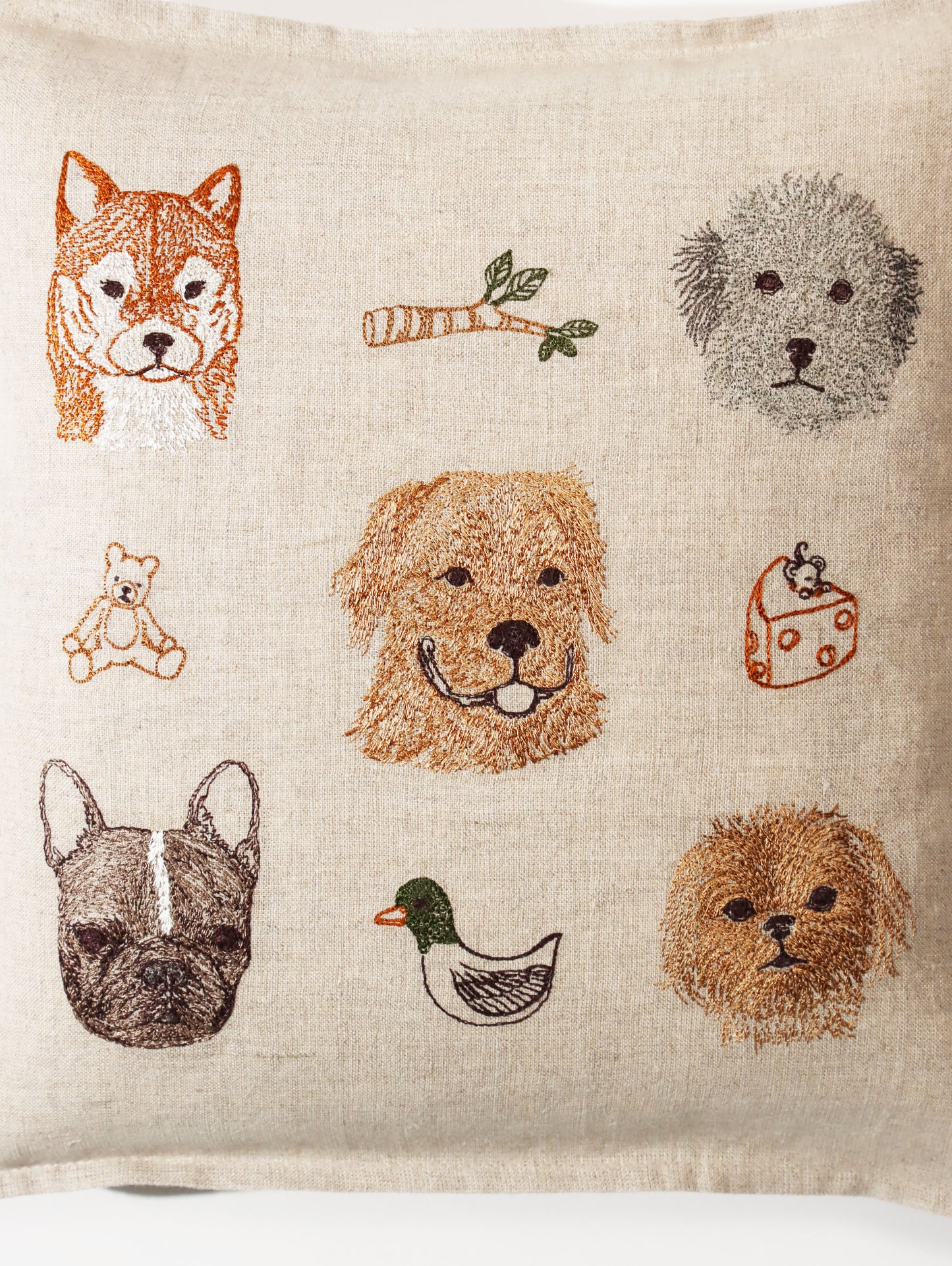 クッションカバー 30x30 Charming Canines