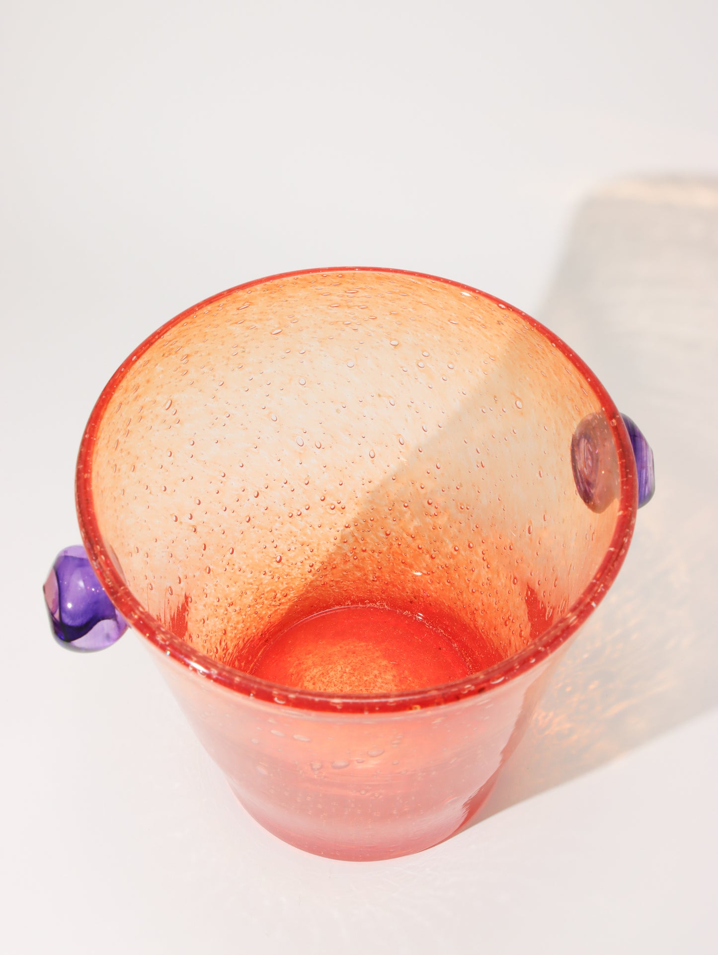 ラージフラワーベース LE PIVOINE ORANGE&PURPLE