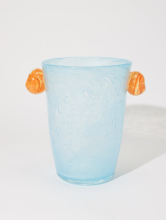 フラワーベース LE PETIT PIVOINE LIGHT BLUE&ORANGE