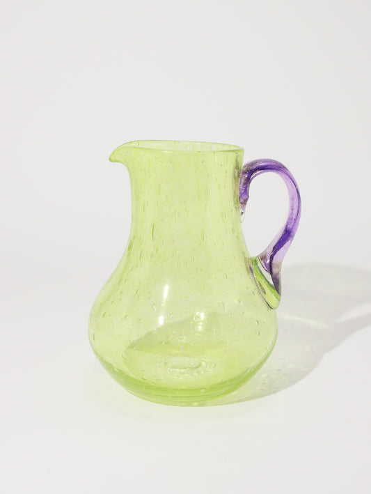 フラワーベース RONDE A BULLE LIME GREEN&PURPLE