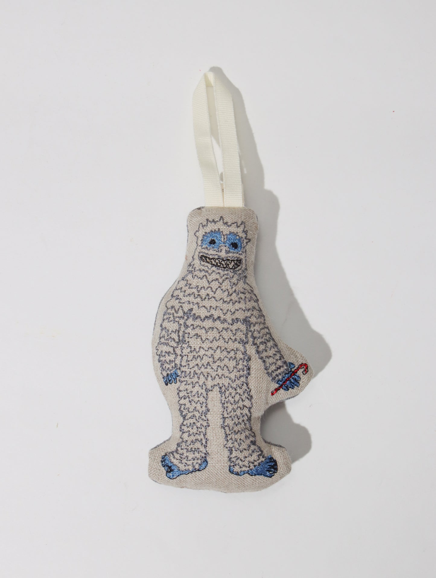 オーナメント Yeti with Candy Cane