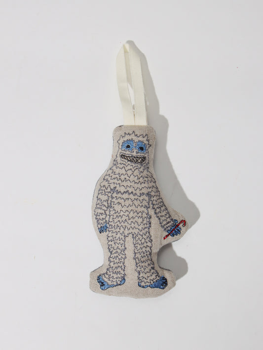 オーナメント Yeti with Candy Cane