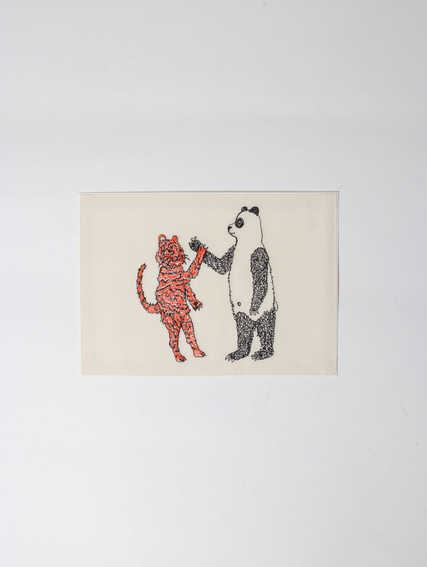 刺繍カード High Five