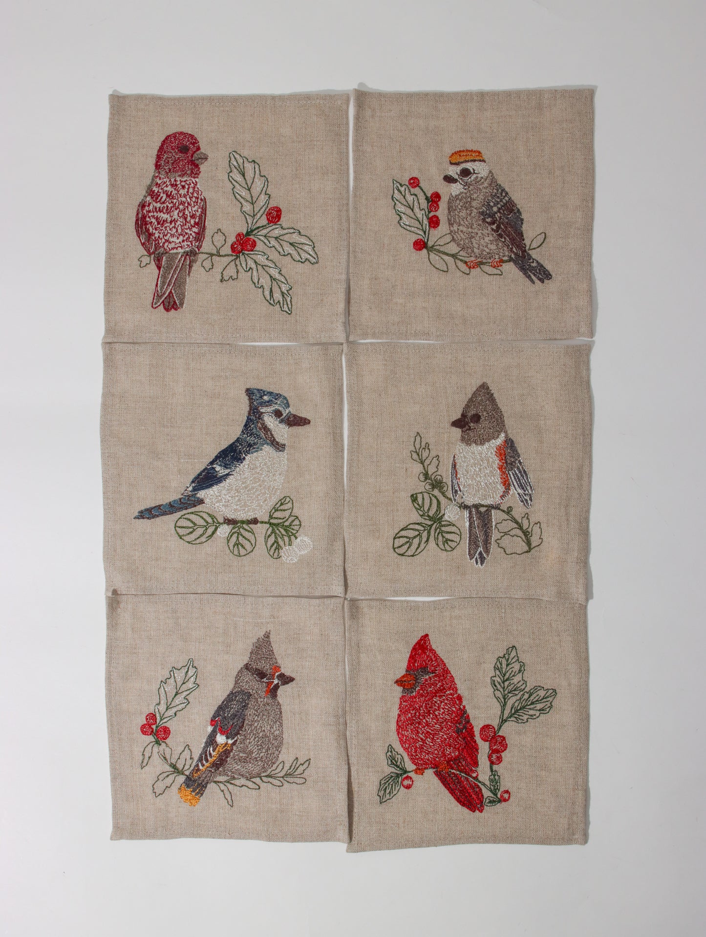 コースターセット Winter Birds