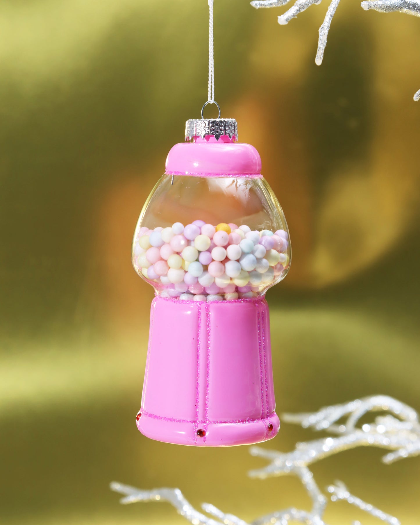 オーナメント GILDED GUMBALL MACHINE-PINK
