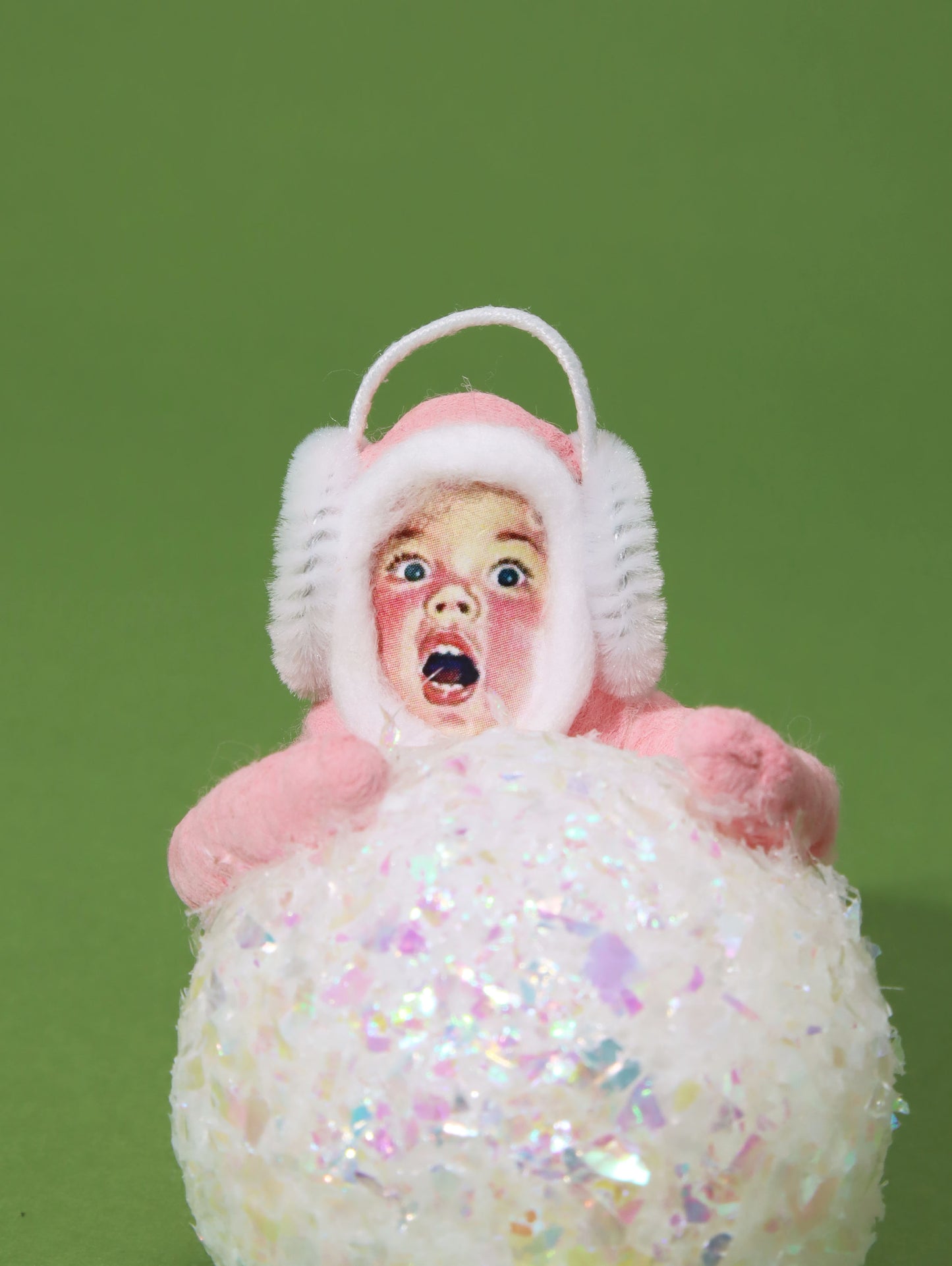 オーナメント PINK HOLDING ON FOR DEAR LIFE