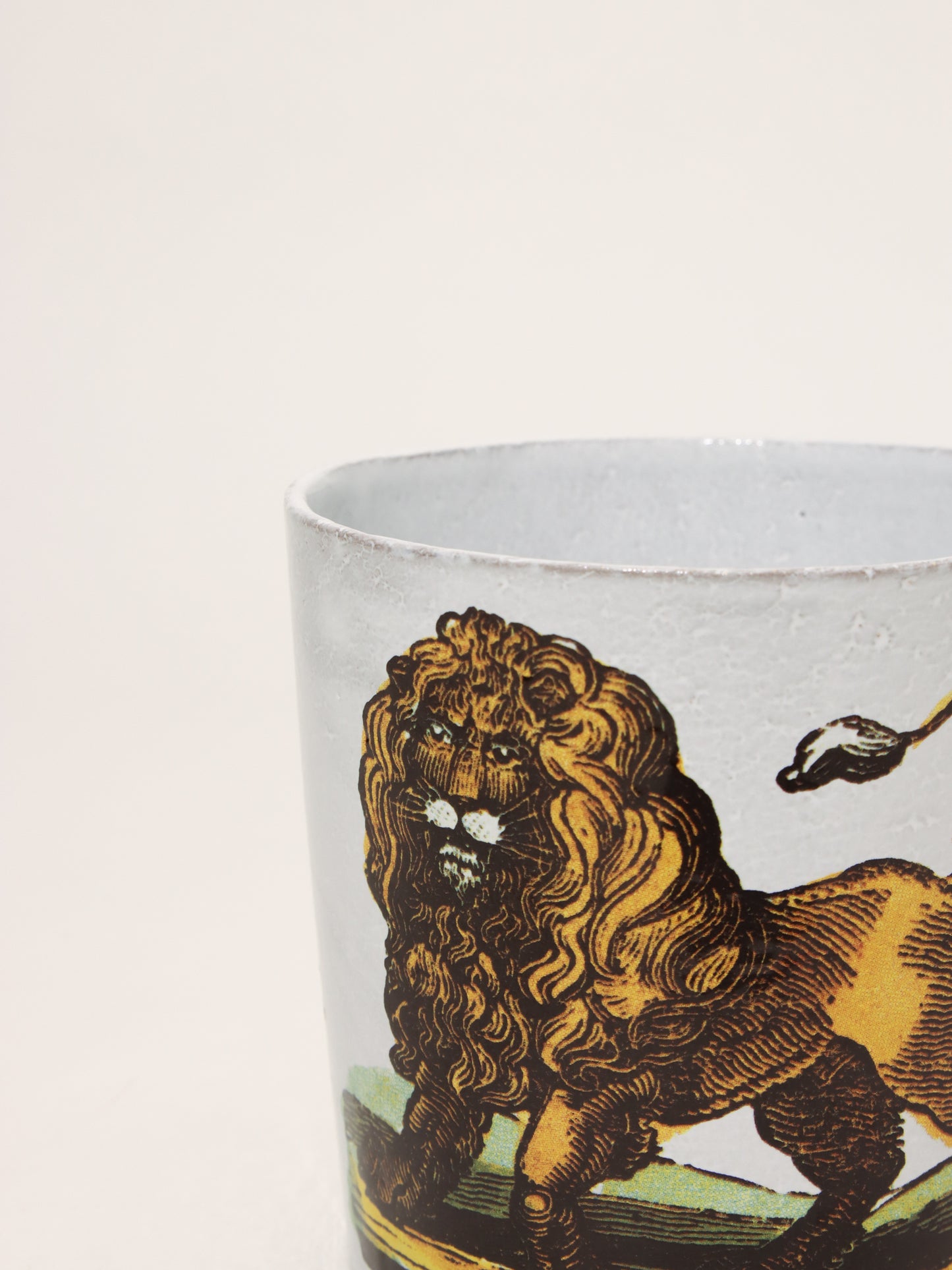 John Derian ライオンのカップ