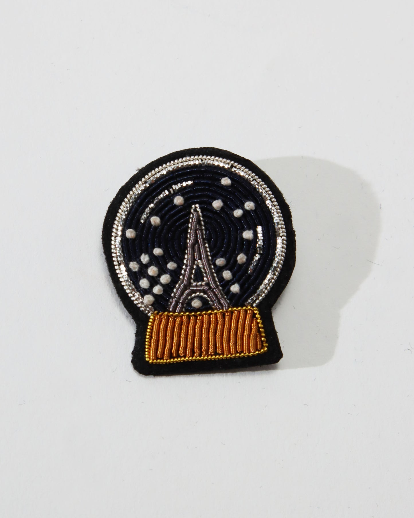 <Macon&Lesquoy>ブローチ Paris Snow Globe