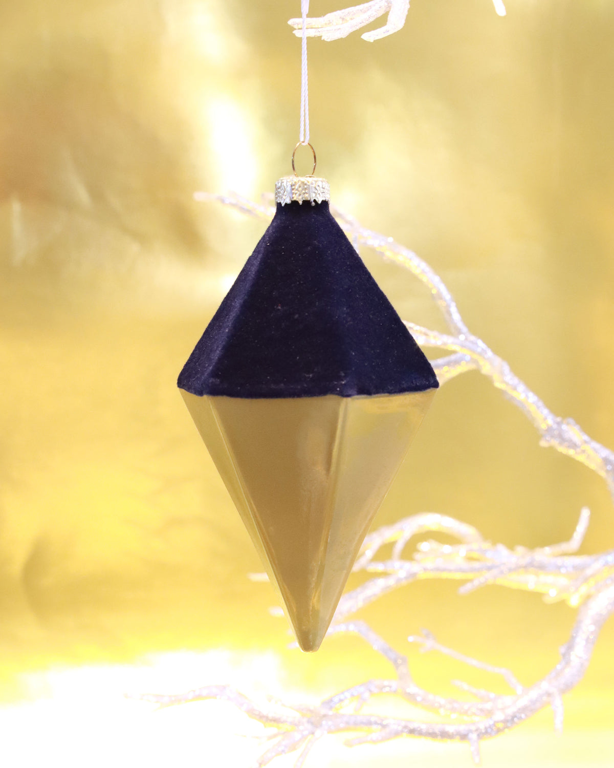 オーナメント VELVET DIAMOND BAUBLE