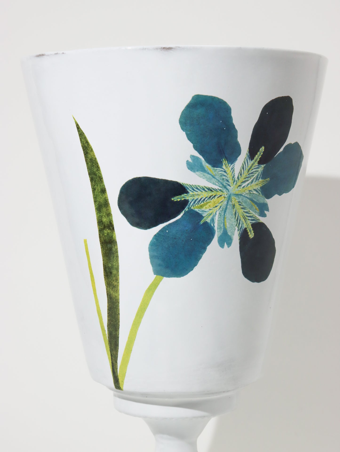 John Derian Blue Iris フラワーベース