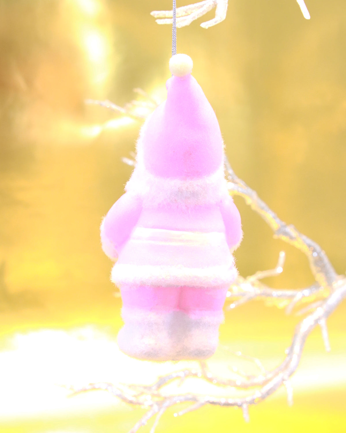 オーナメント JOLLY SANTA-PINK