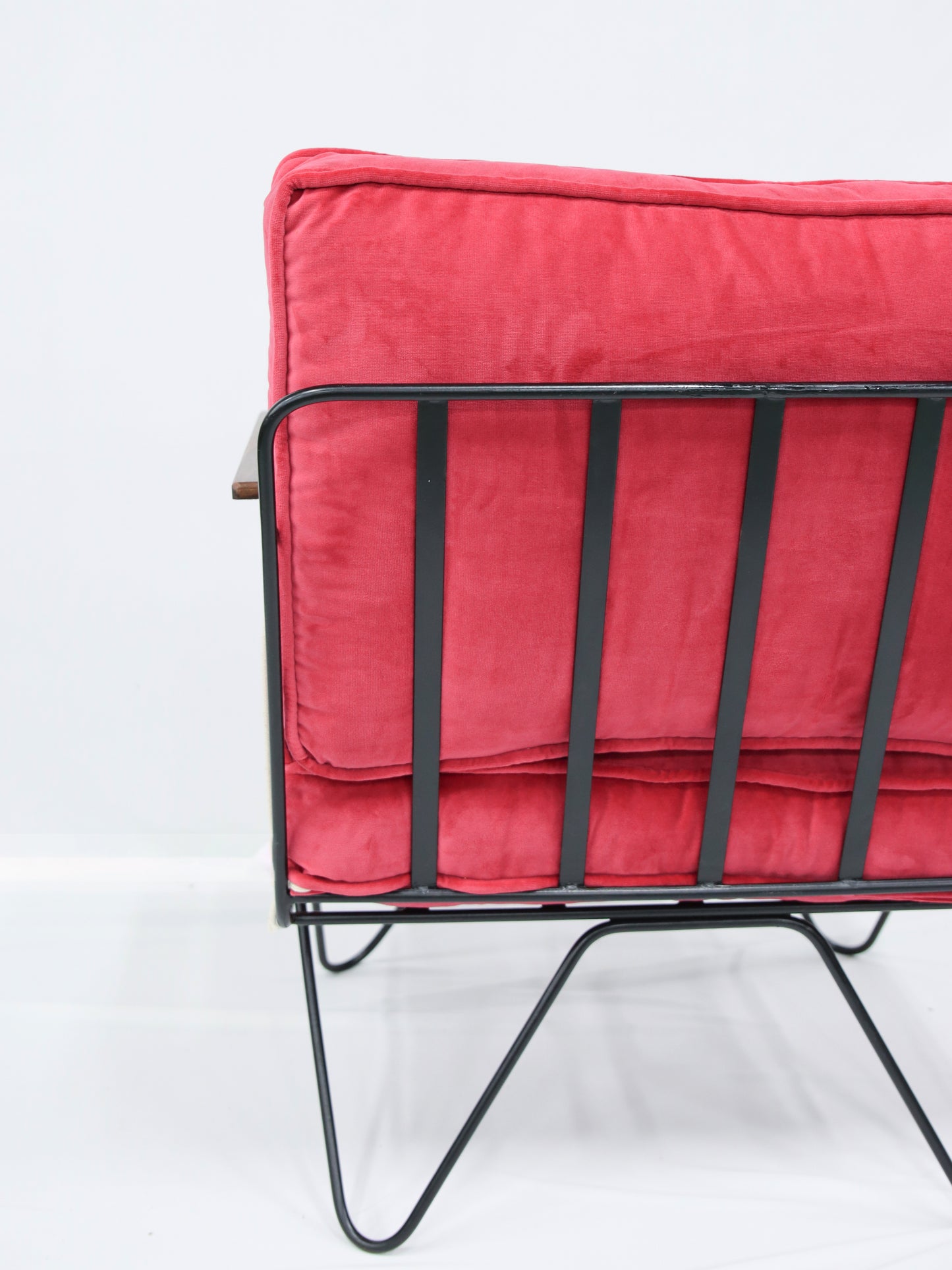 【店舗直送】アームチェア Velvet CROISETTE armchair Fuschia