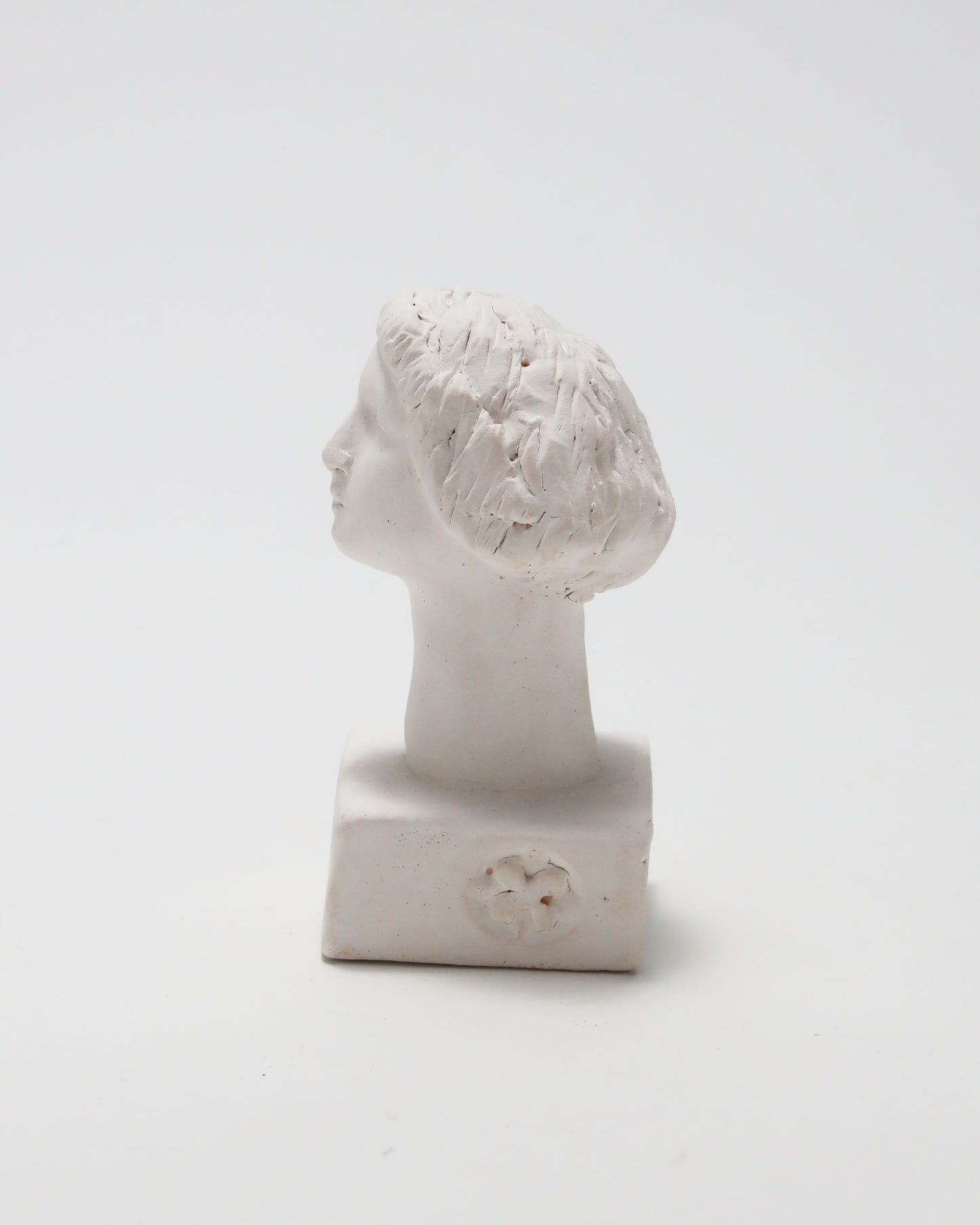 オブジェ Buste Socle Brun Blanc 3