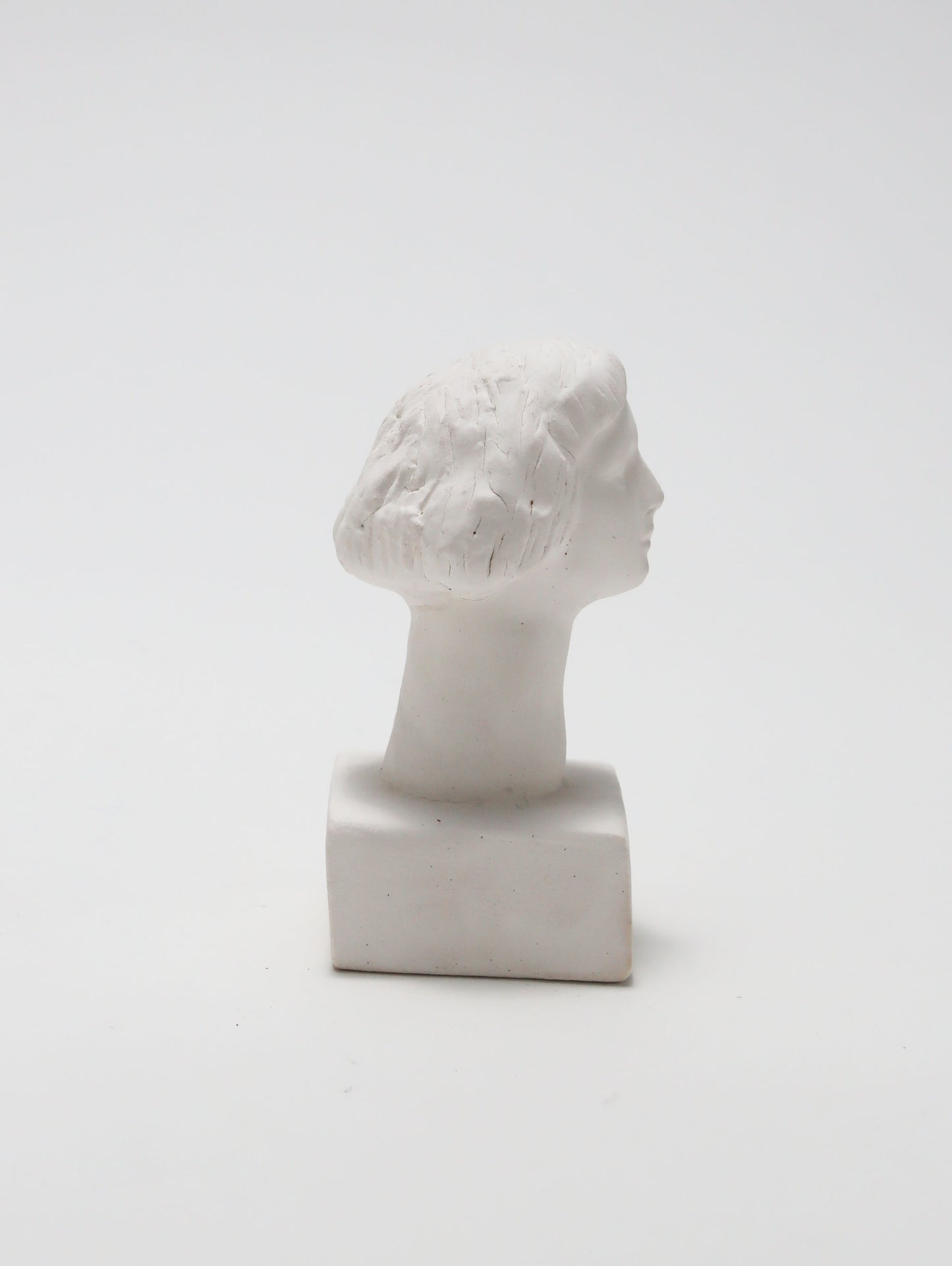 オブジェ Buste Socle Brun Blanc 3