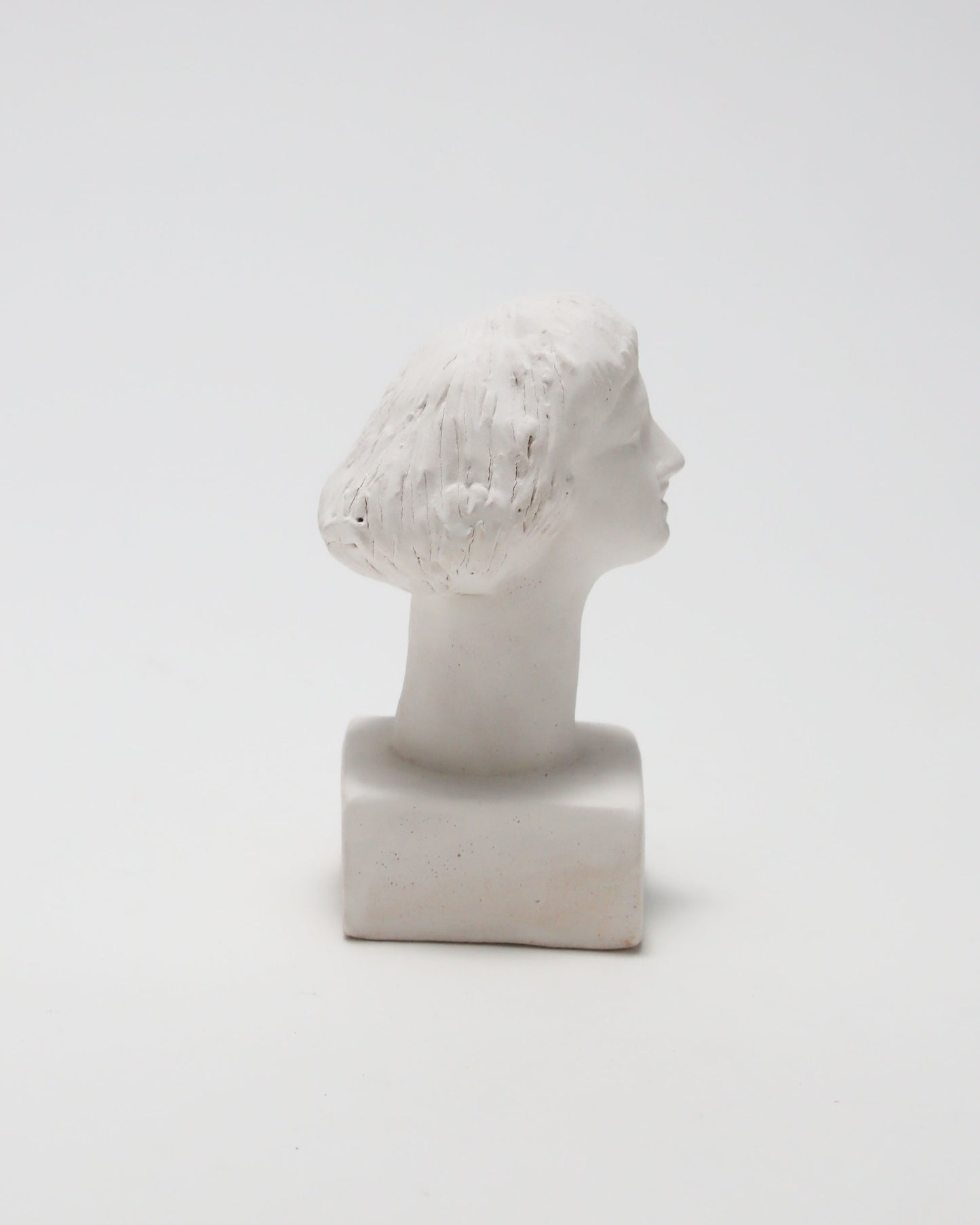 オブジェ Buste Socle Brun Blanc 2