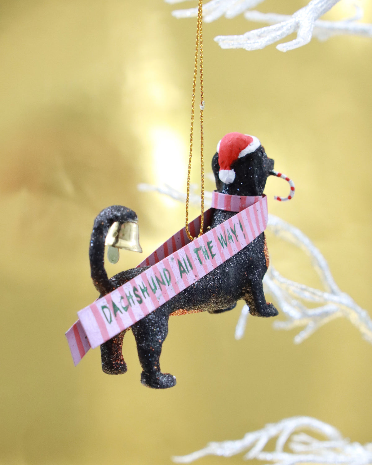 オーナメント DACHSHUND ALL THE WAY