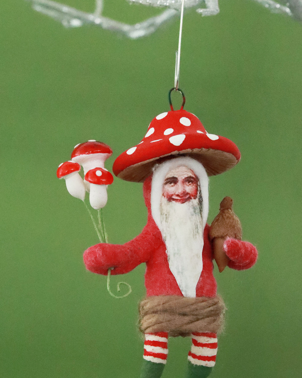 オーナメント Mushroom Top Gnome