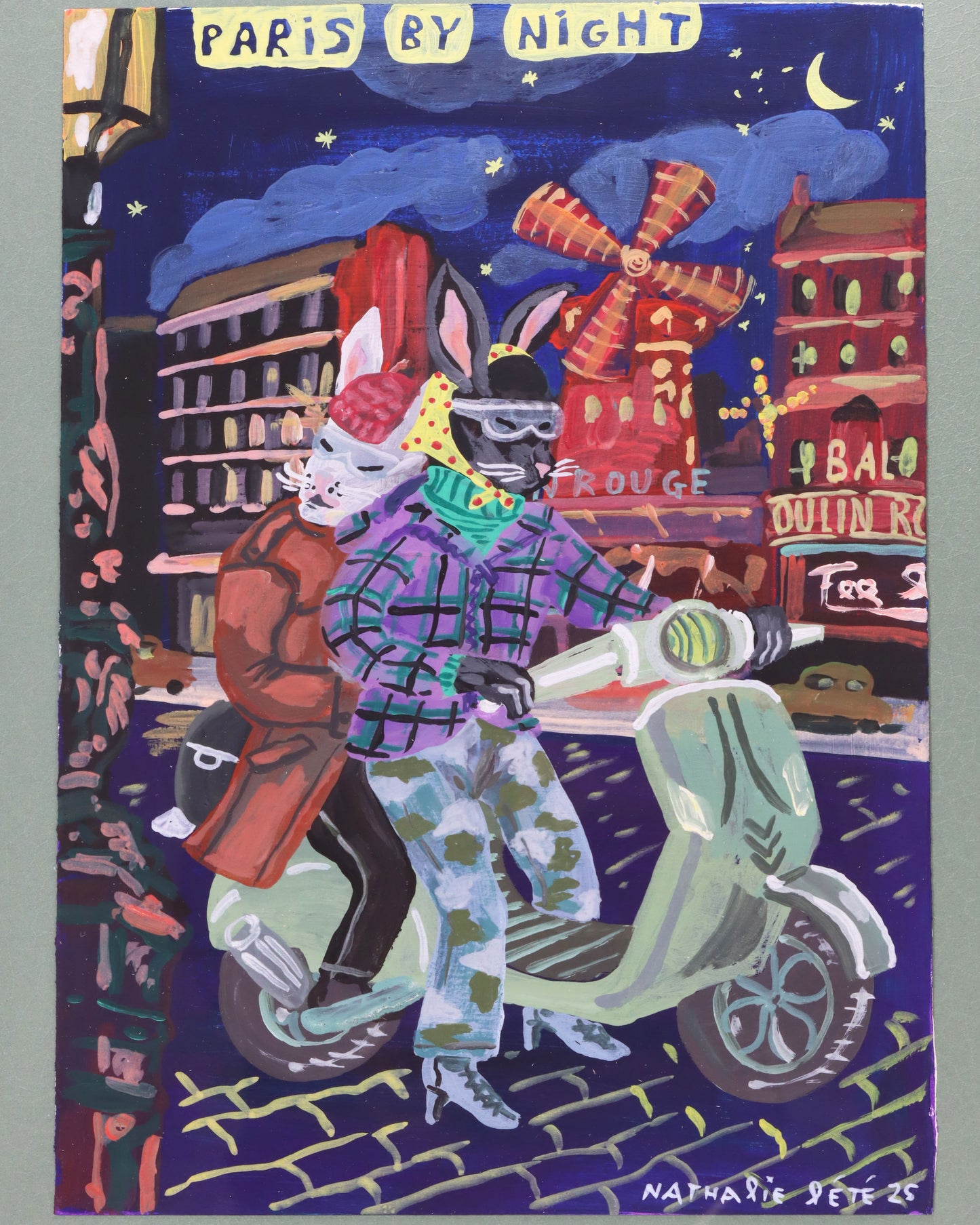 アート「Paris by night」
