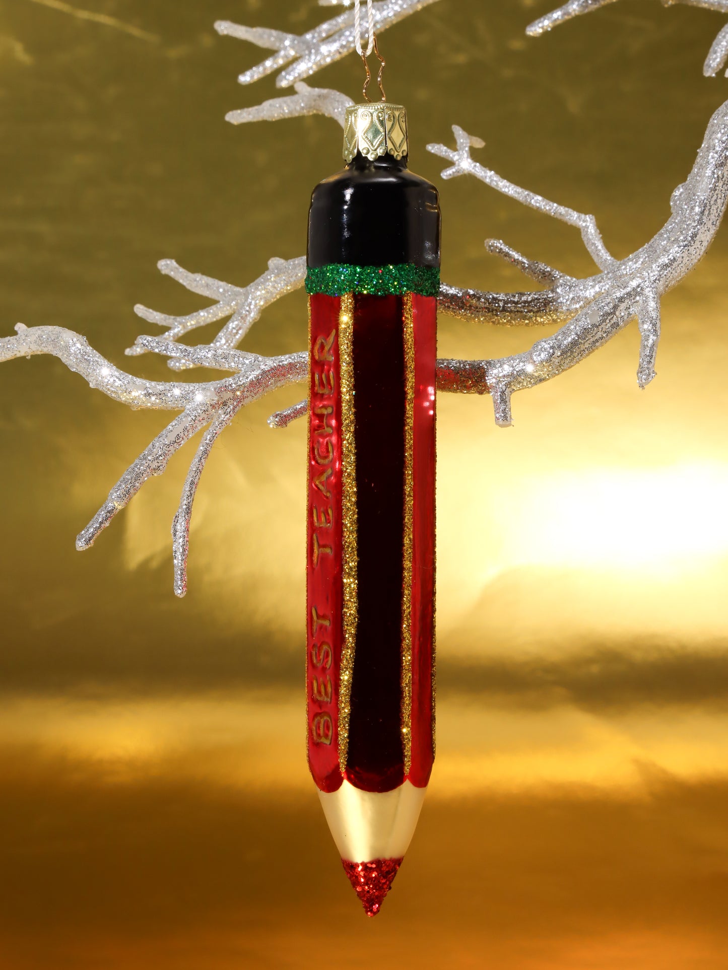 オーナメント CRAYON BEST TEACHER