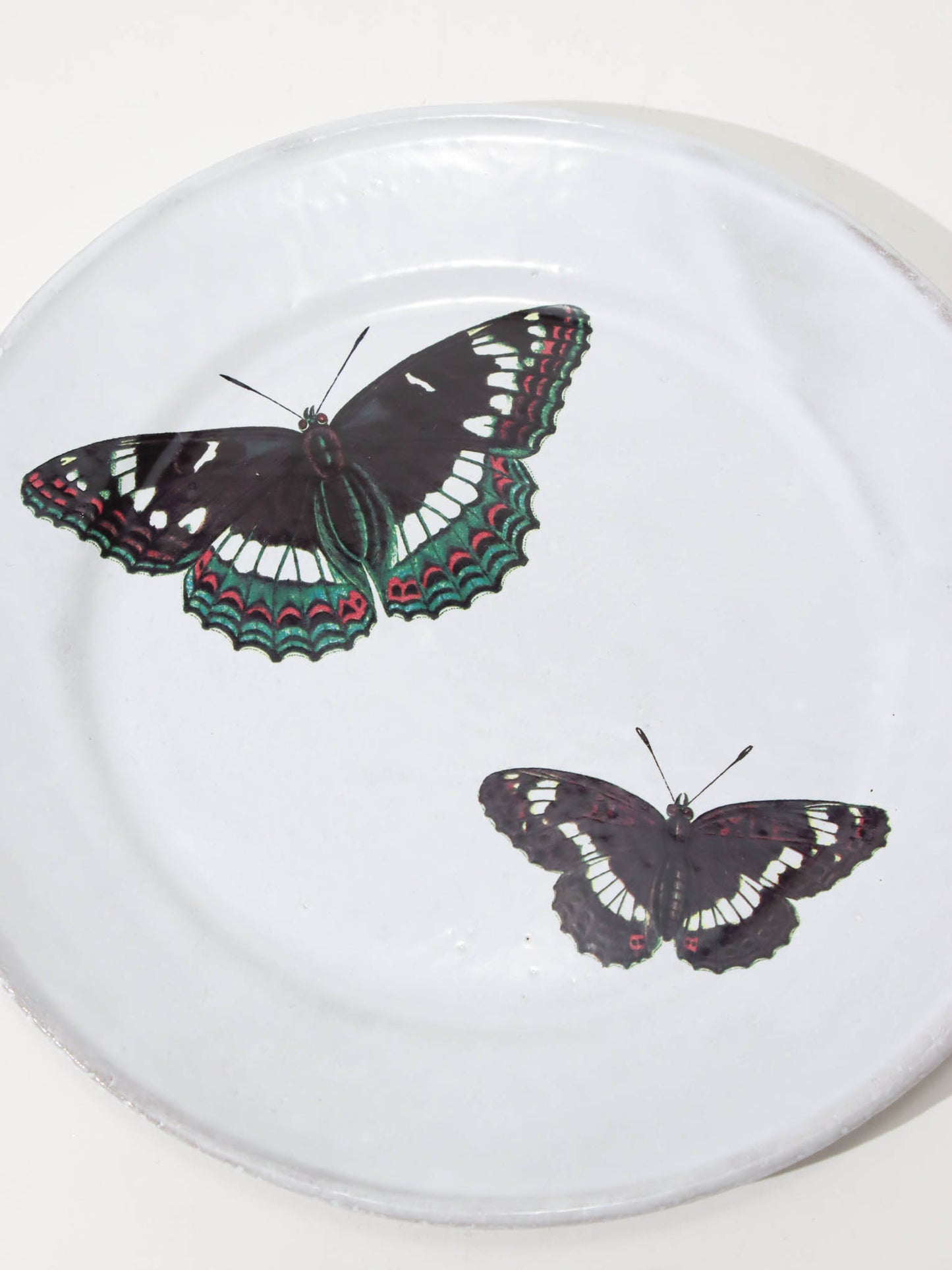 John Derian Two Flying Butterflies プレート 19cm