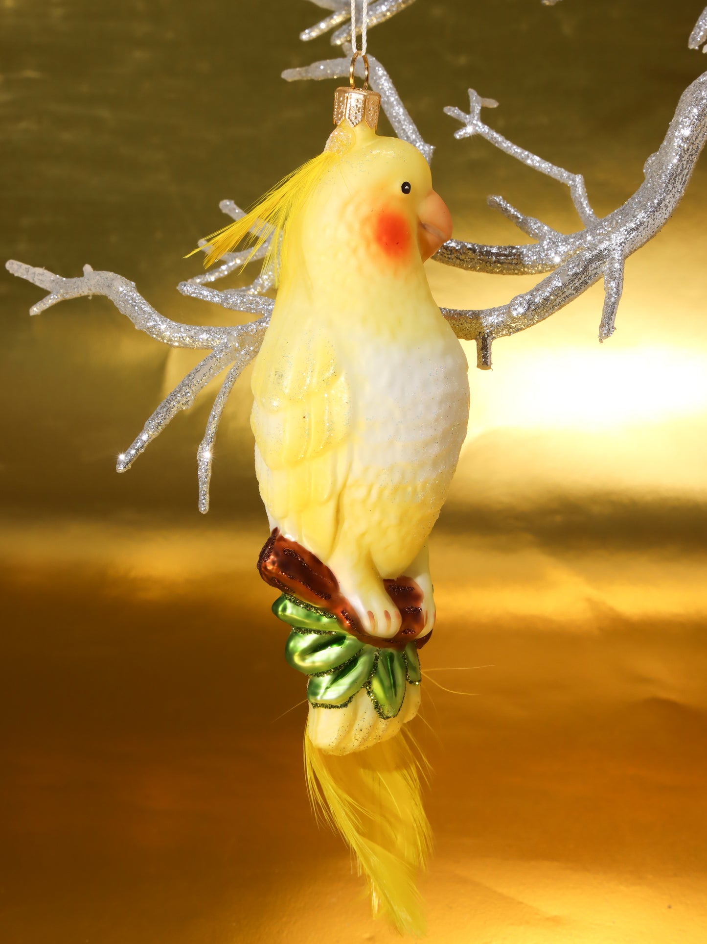 オーナメント COCKATIEL YELLOW