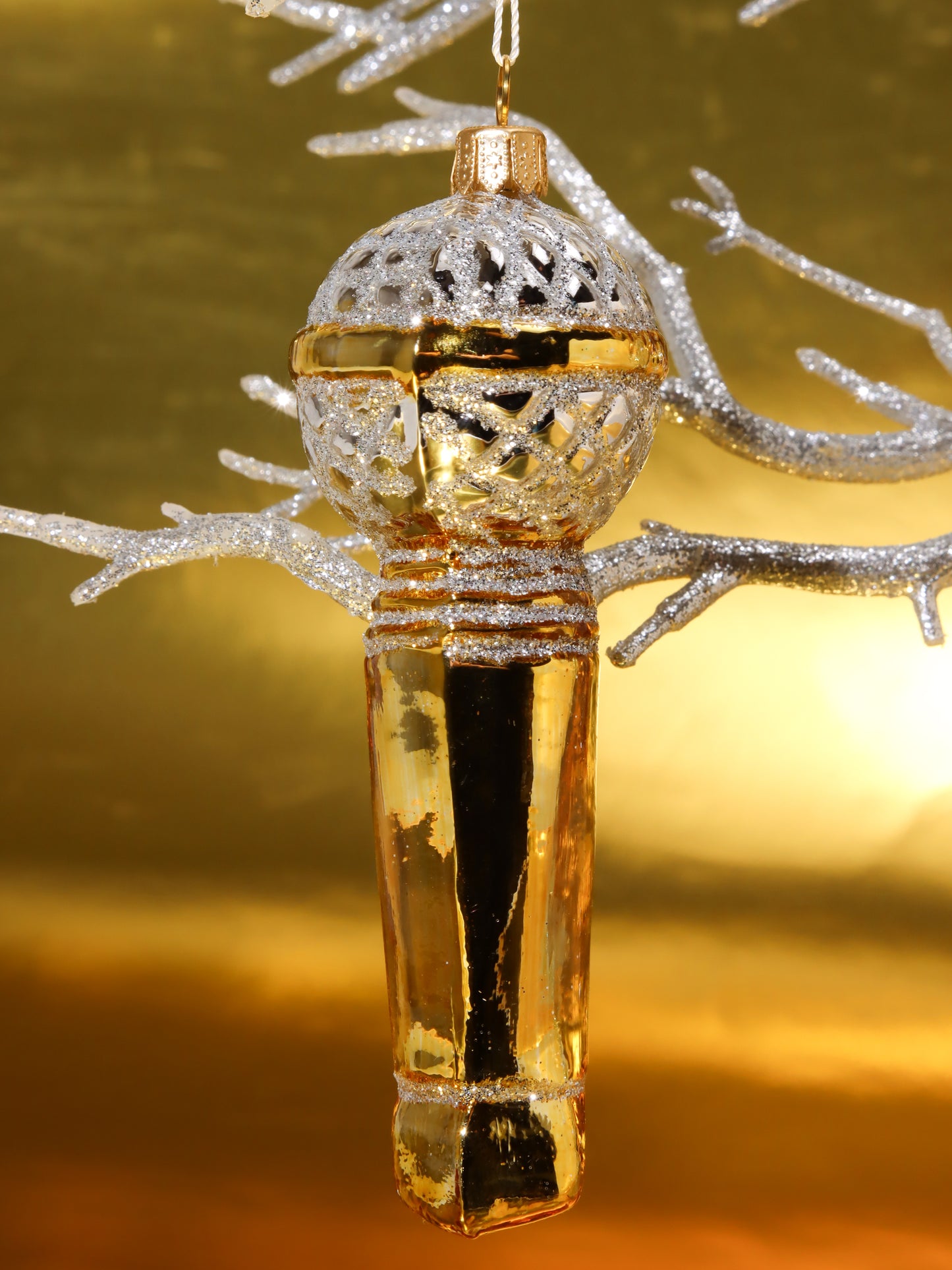 オーナメント GOLD MICROPHONE