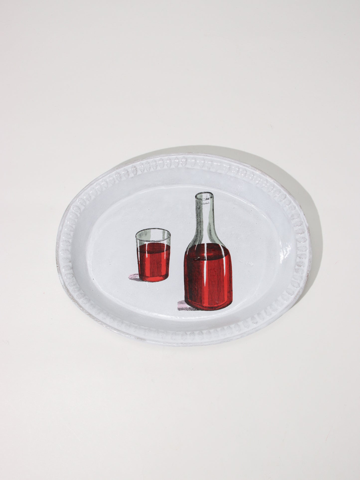 Red Wine Decanter and Glass スーププレート 21.5cm